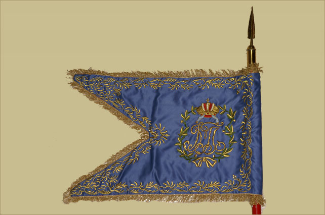 A Jászkun avagy Török huszárezred századszászlaja 1770-ből 2