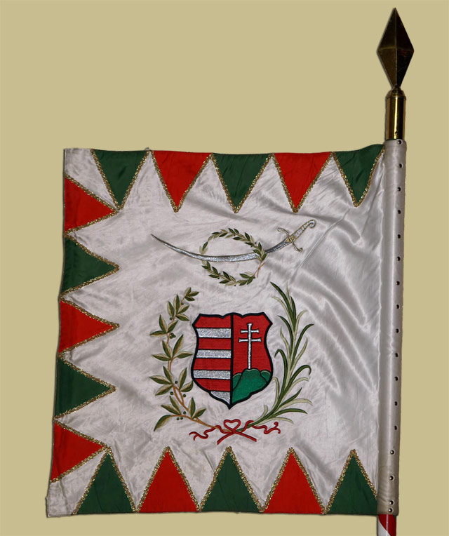 Trónfosztás utáni 1849-es honvéd lovassági zászló 2