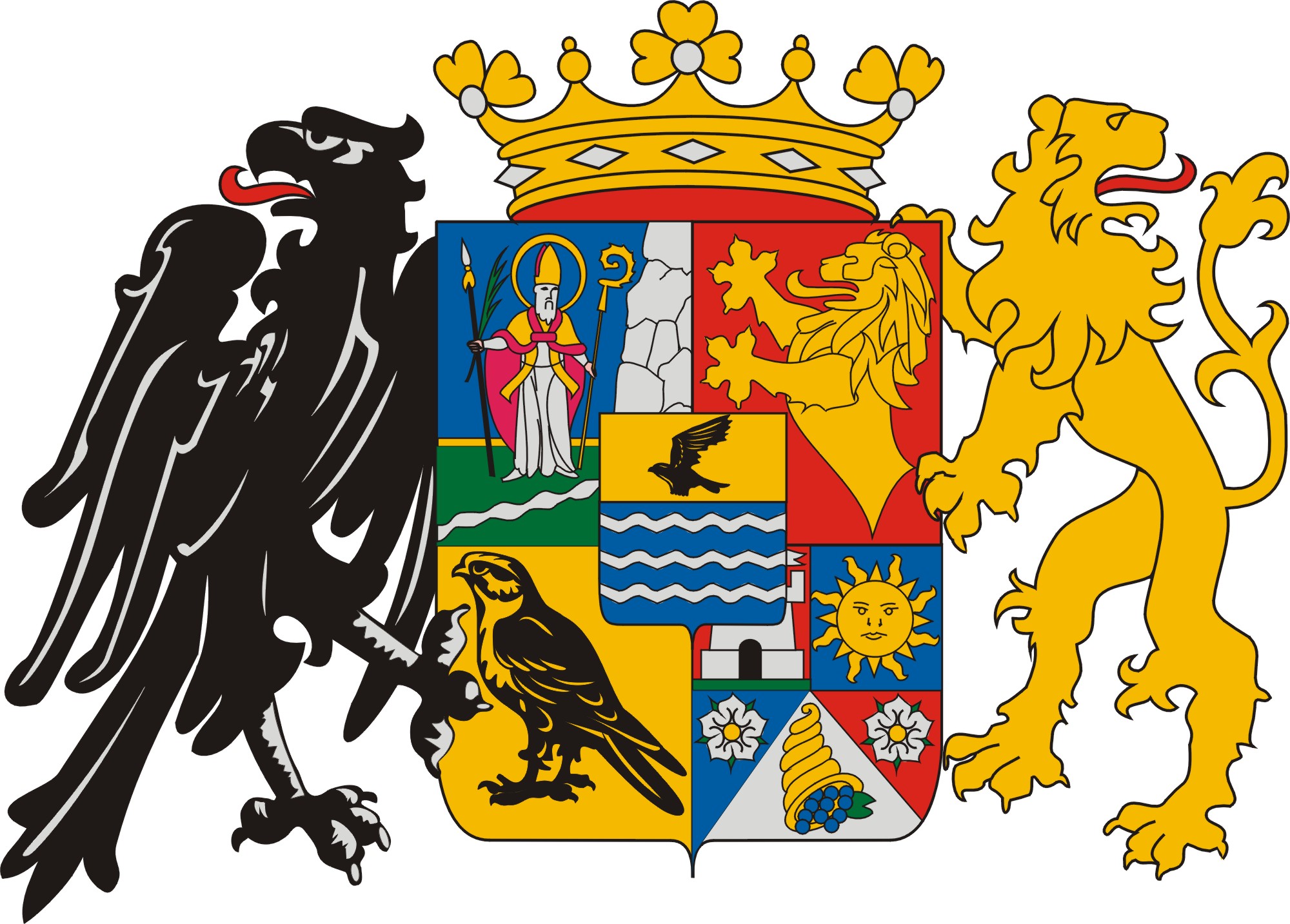 Csongrád-Csanád vármegye címere Csongrád-Csanád vármegye címere
