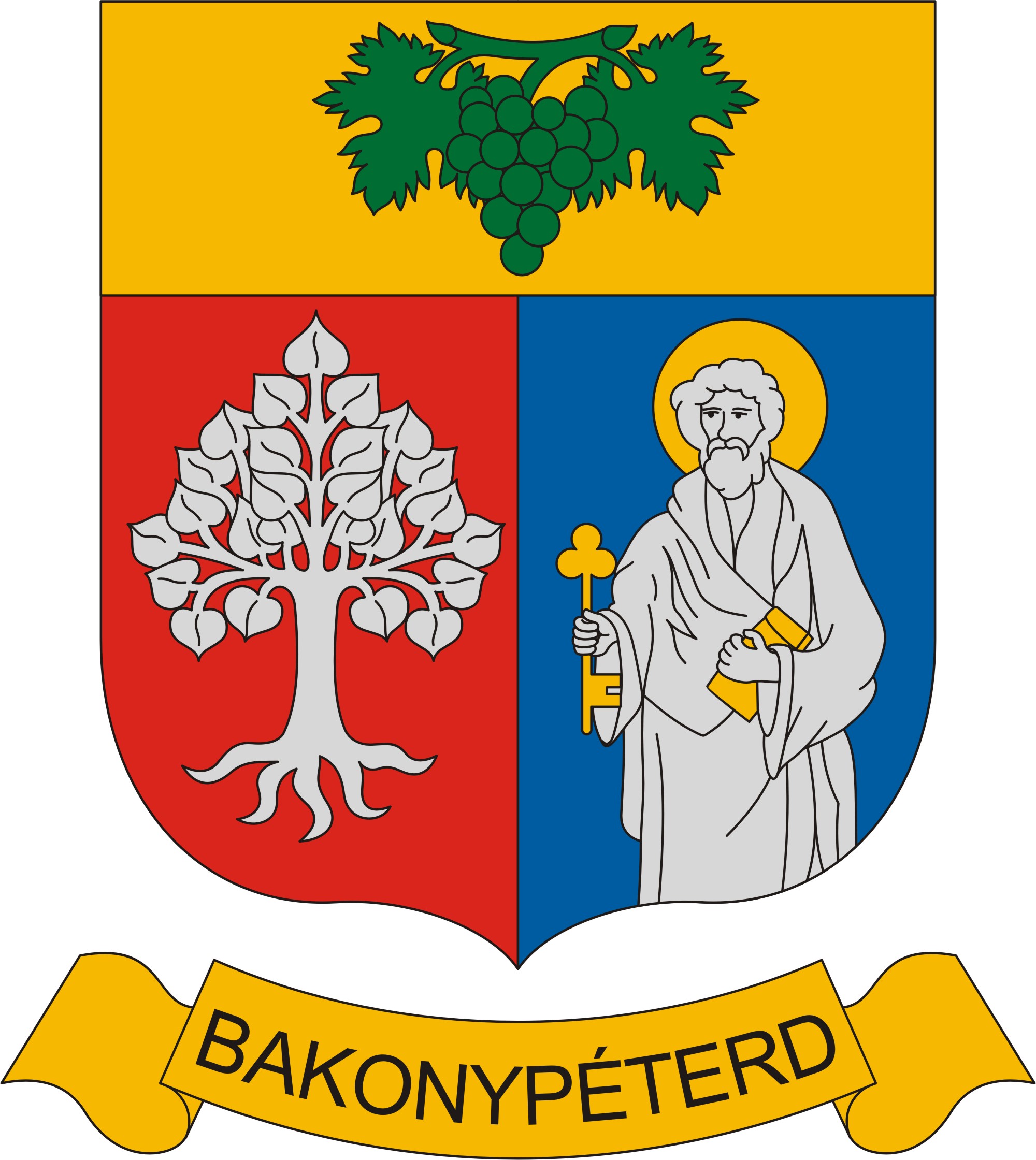 Bakonypéterd község címere Bakonypéterd község