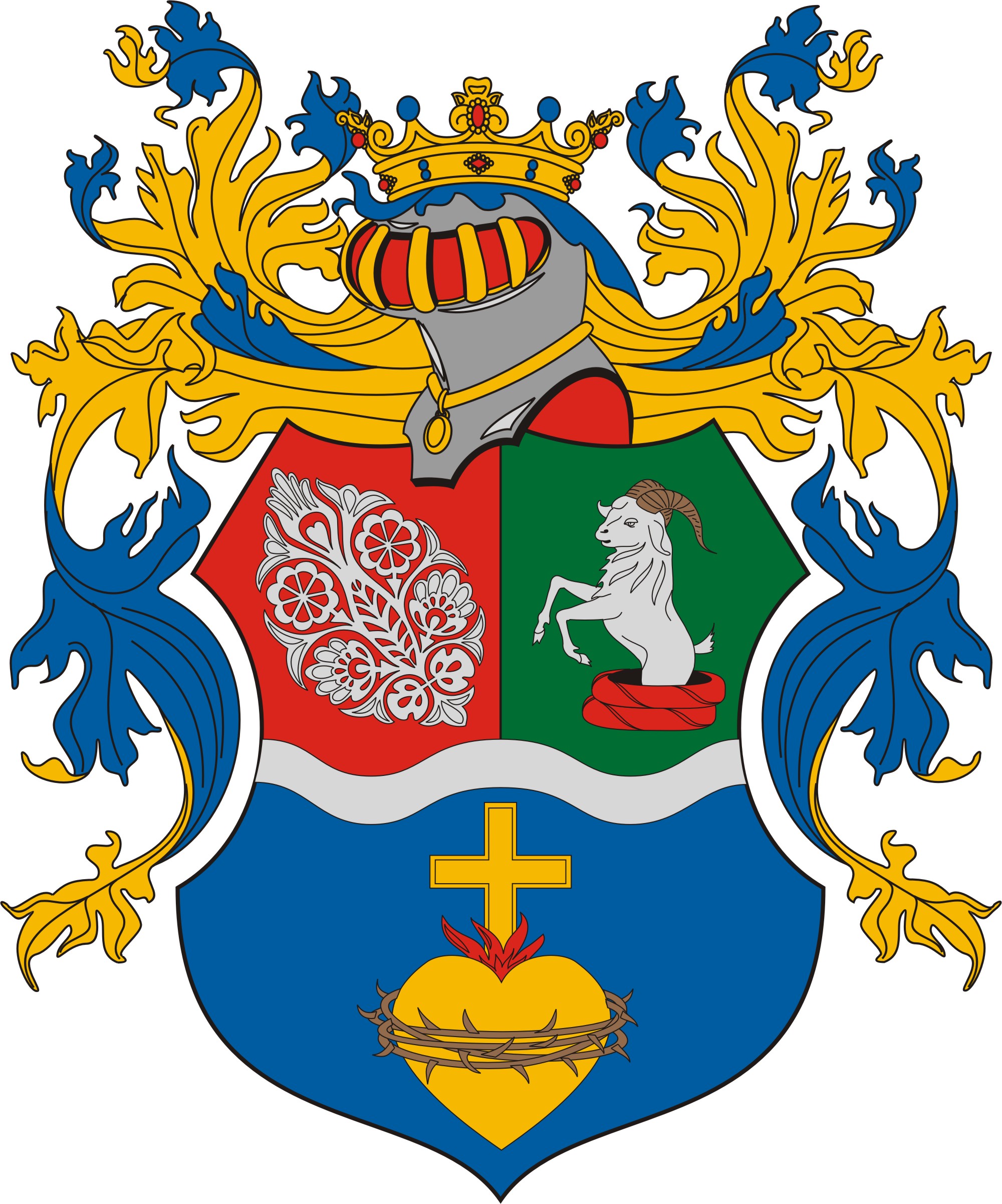 Baks község címere Baks község