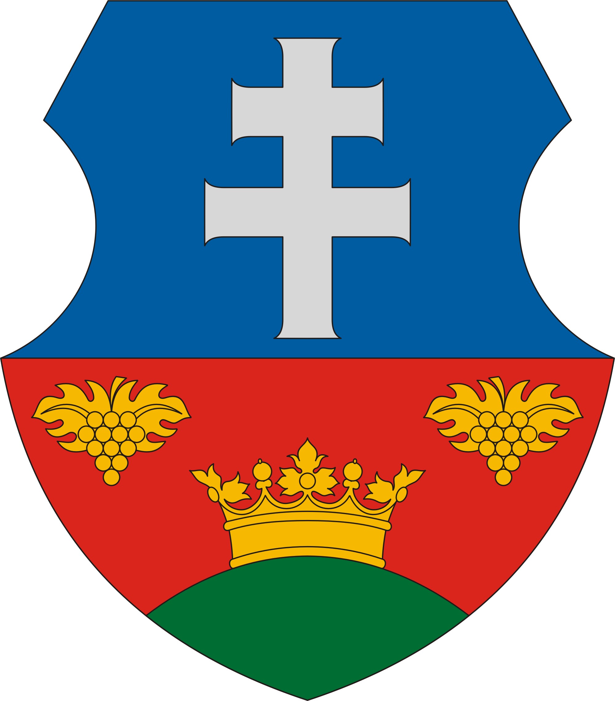 Balatonszabadi község címere Balatonszabadi község