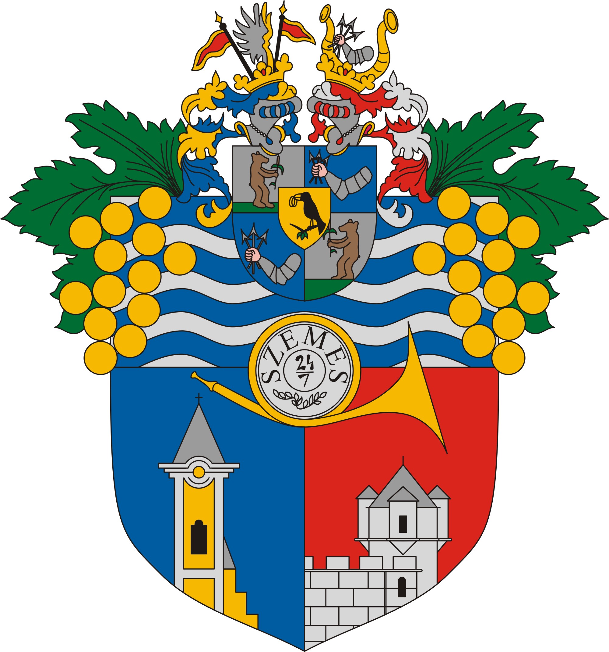 Balatonszemes község címere Balatonszemes község