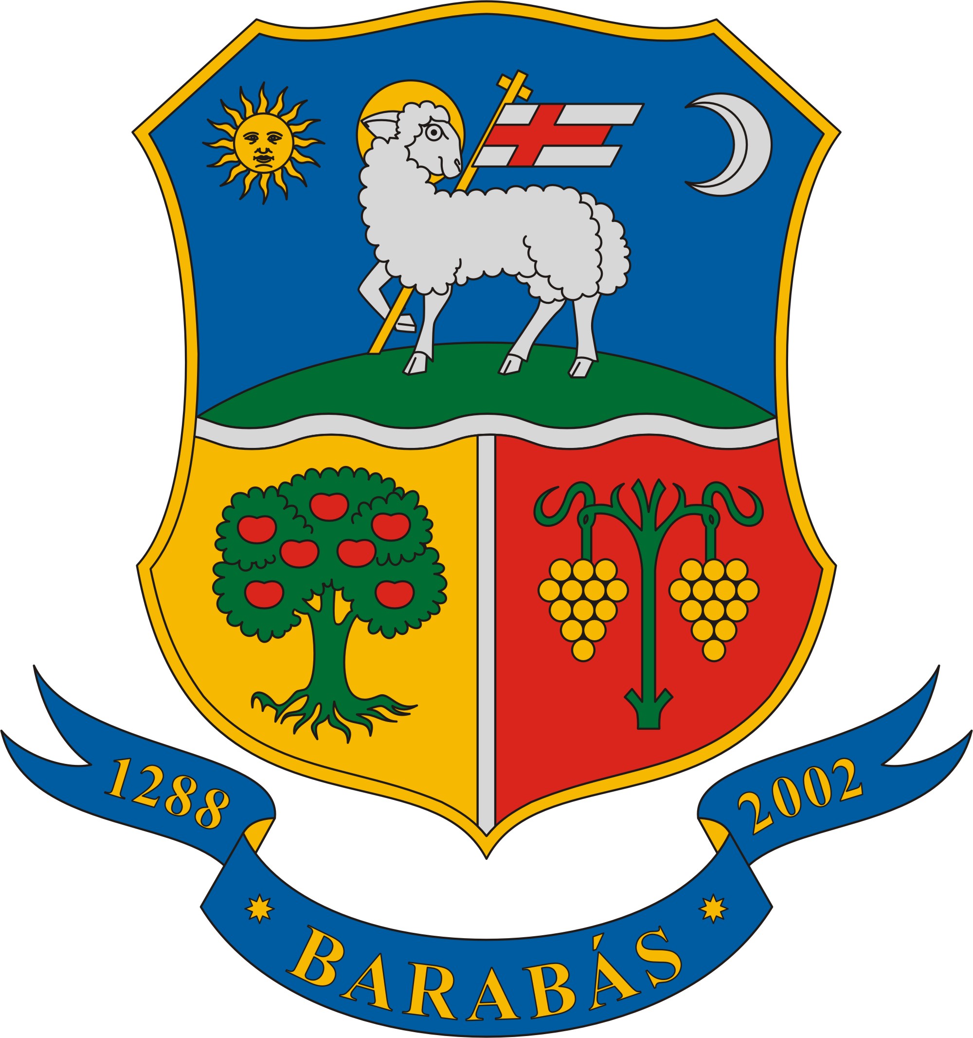 Barabás község címere Barabás község