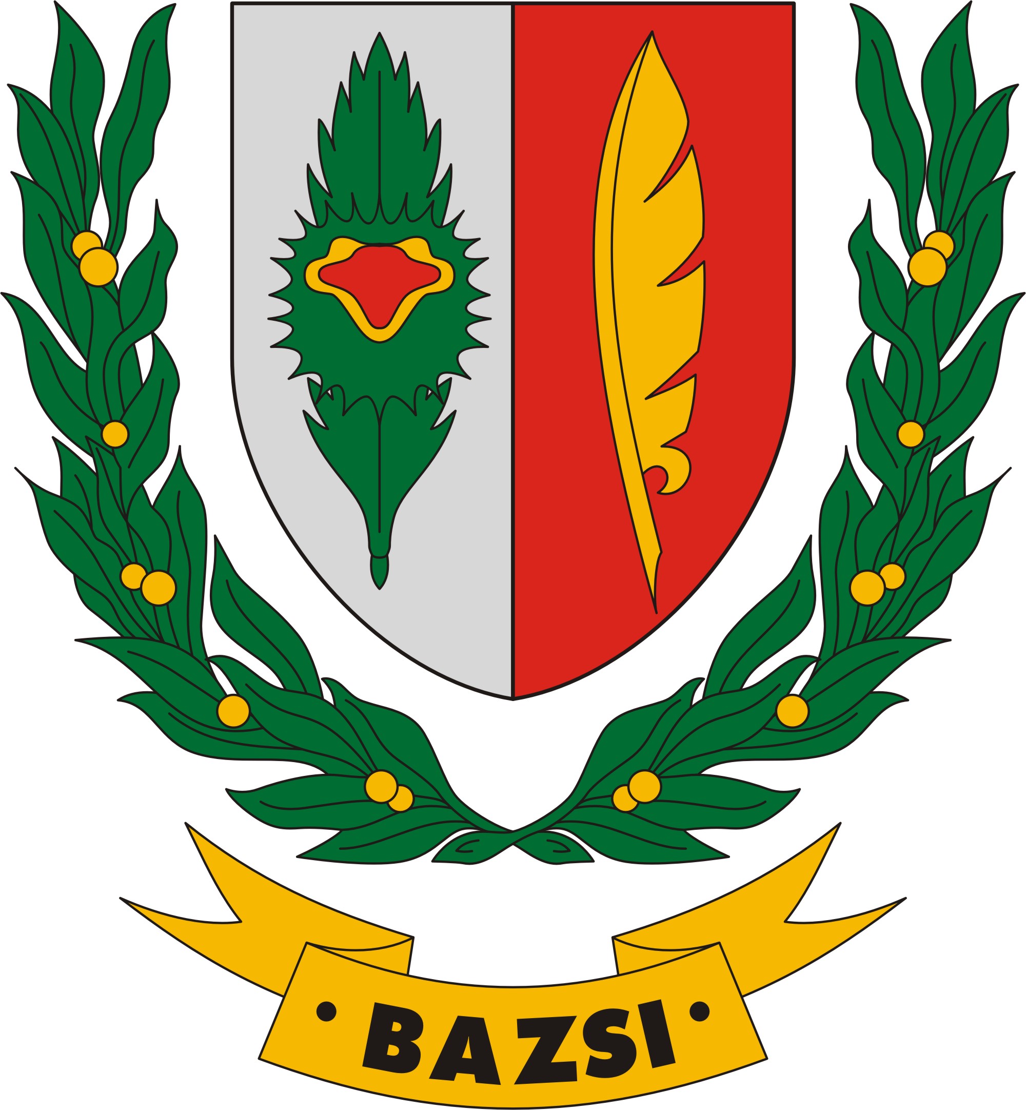 Bazsi község címere Bazsi község