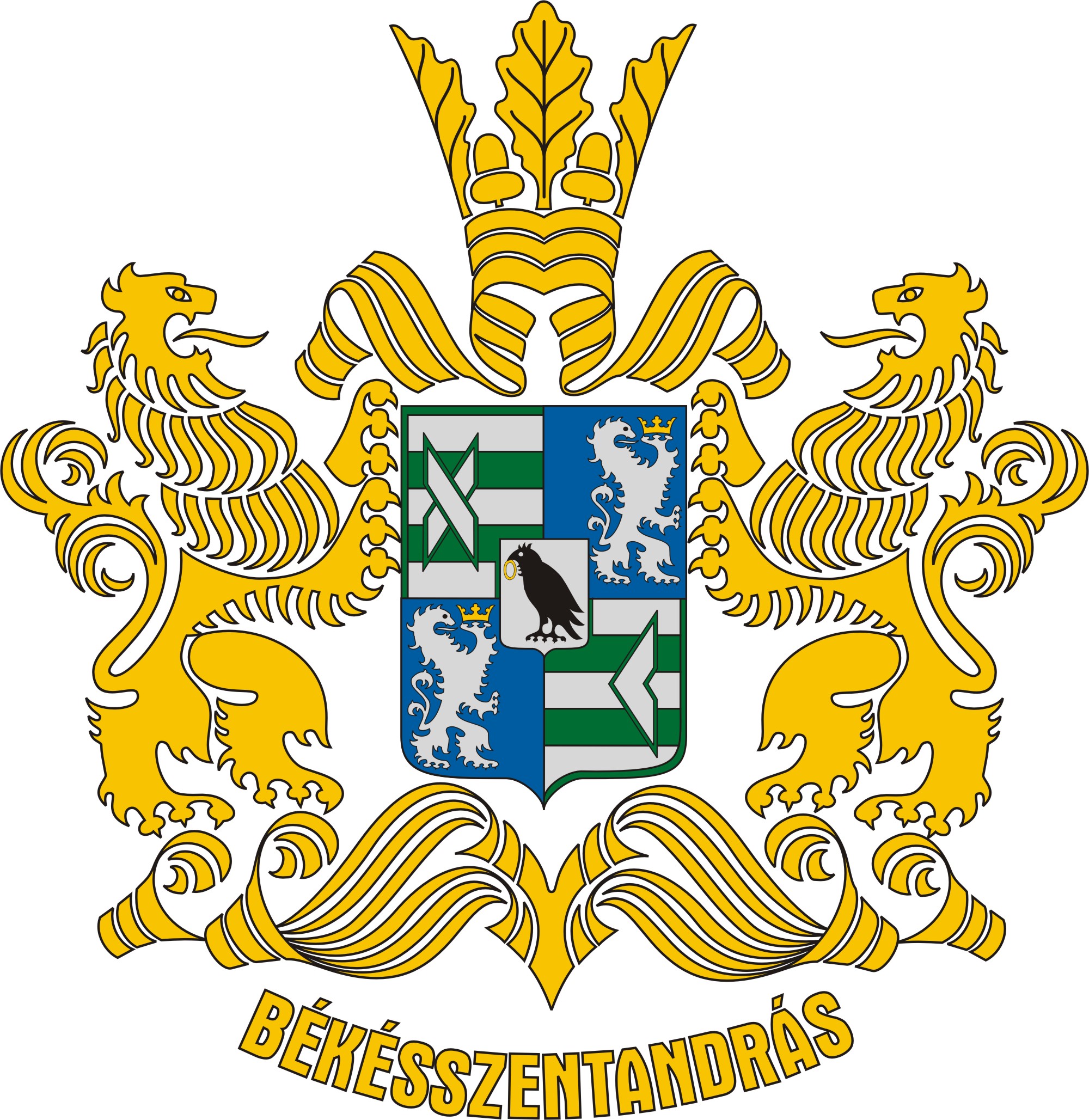 Békésszentandrás nagyközség címere Békésszentandrás nagyközség