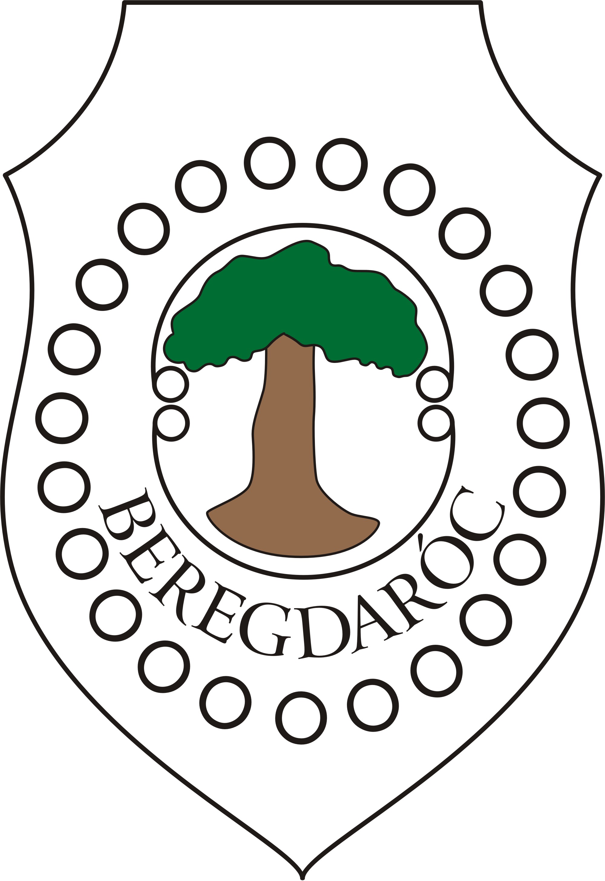 Beregdaróc község címere Beregdaróc község