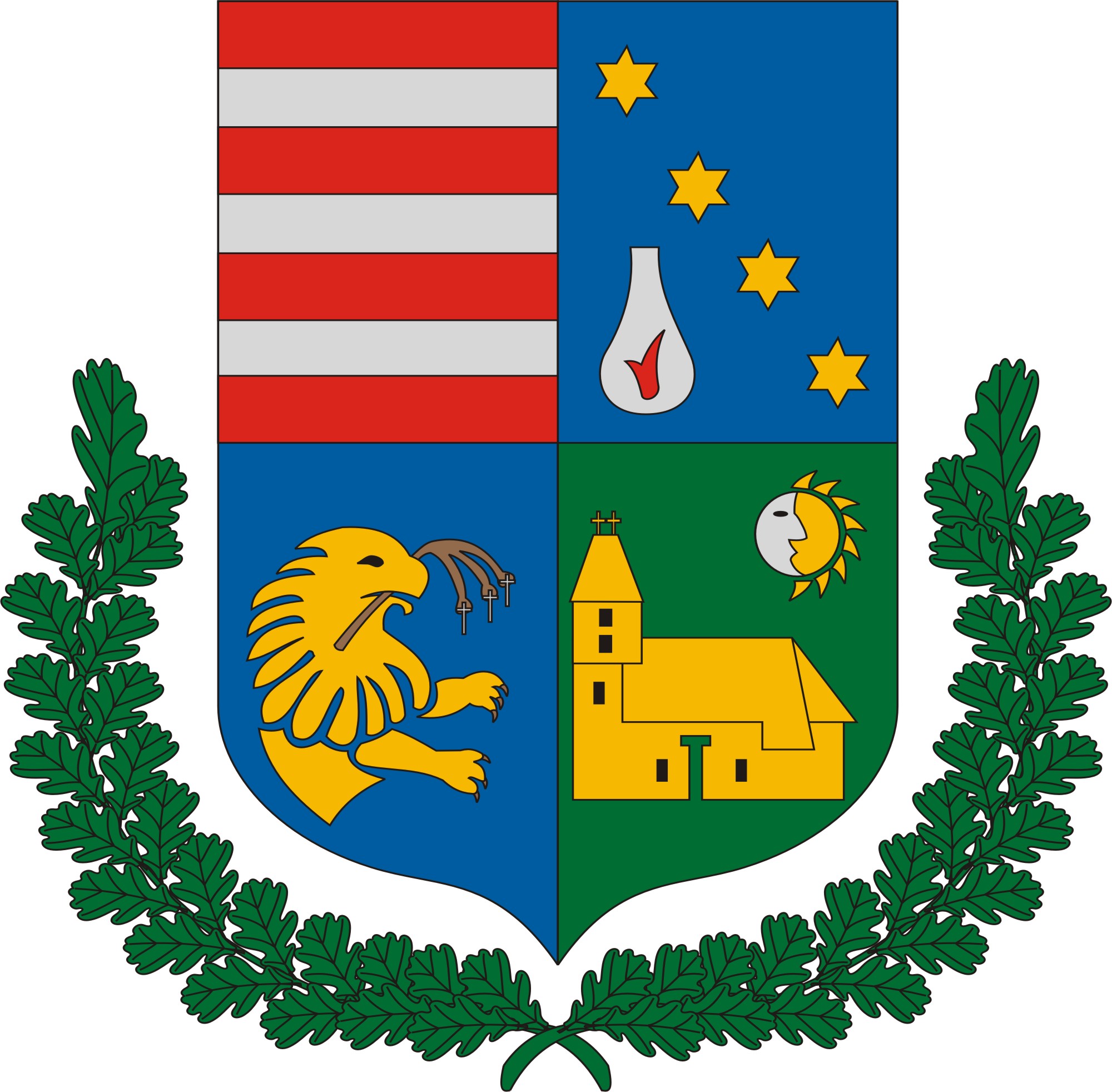 Berhida város címere Berhida város