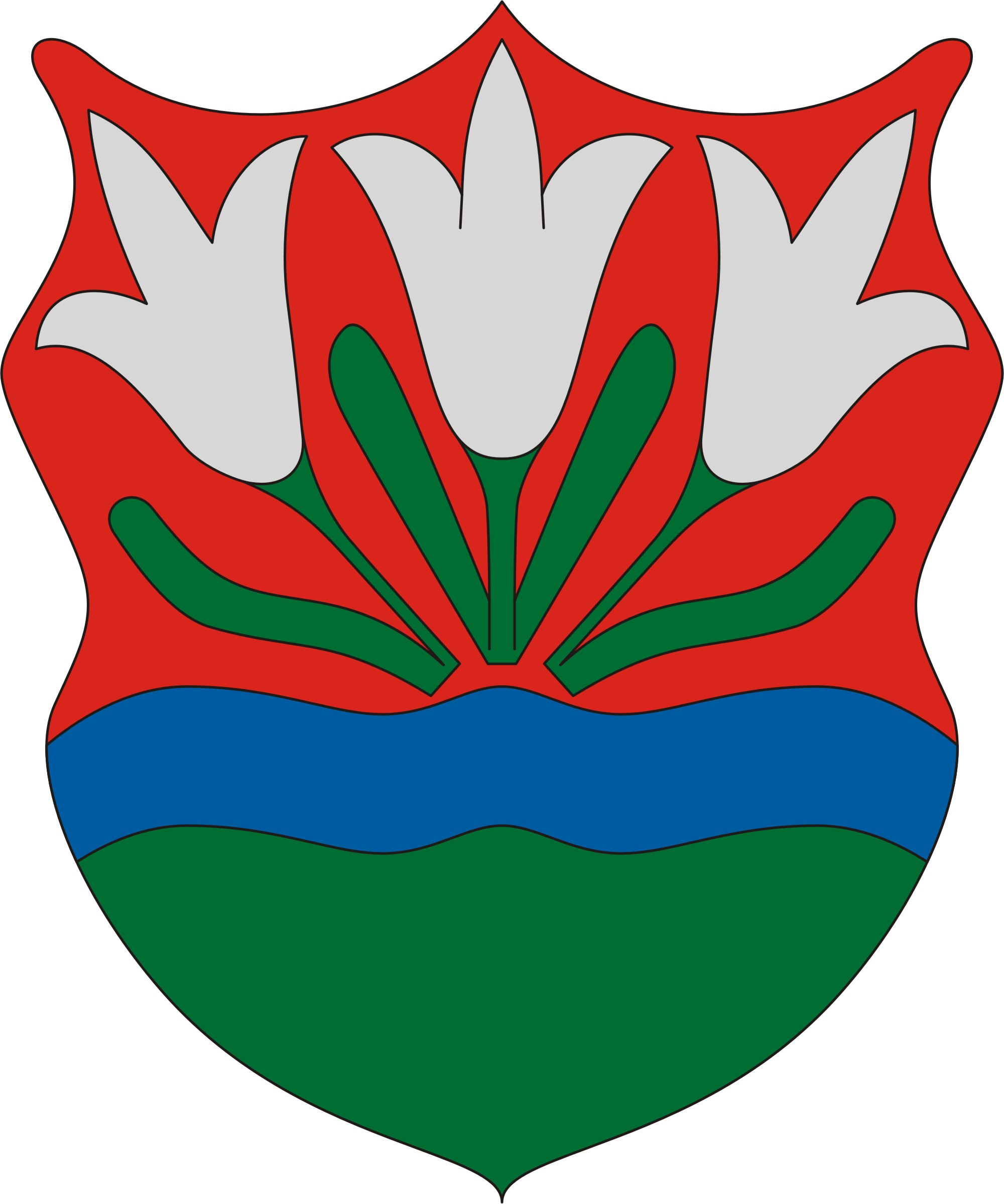 Berzék község címere Berzék község