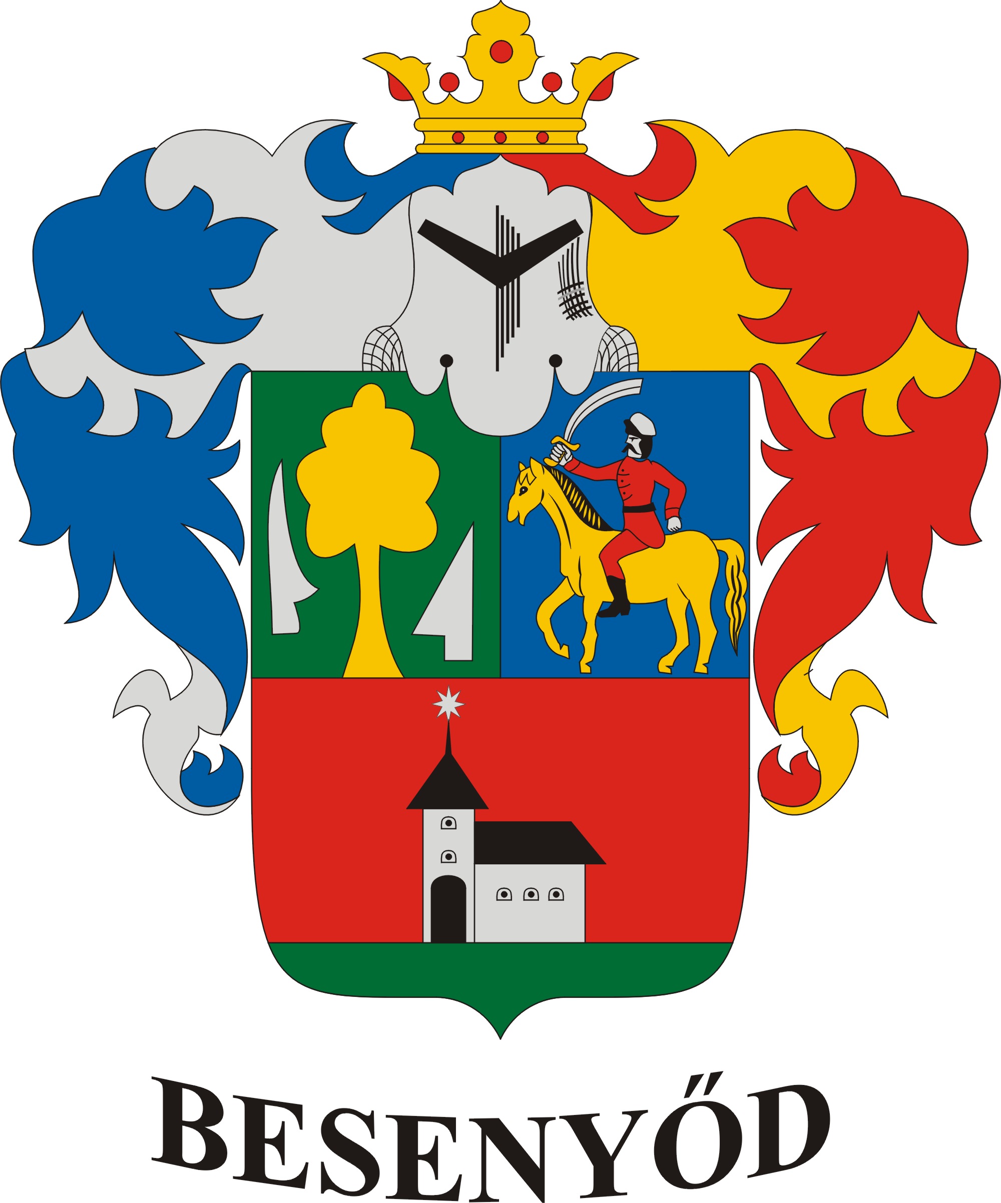 Besenyőd község címere Besenyőd község