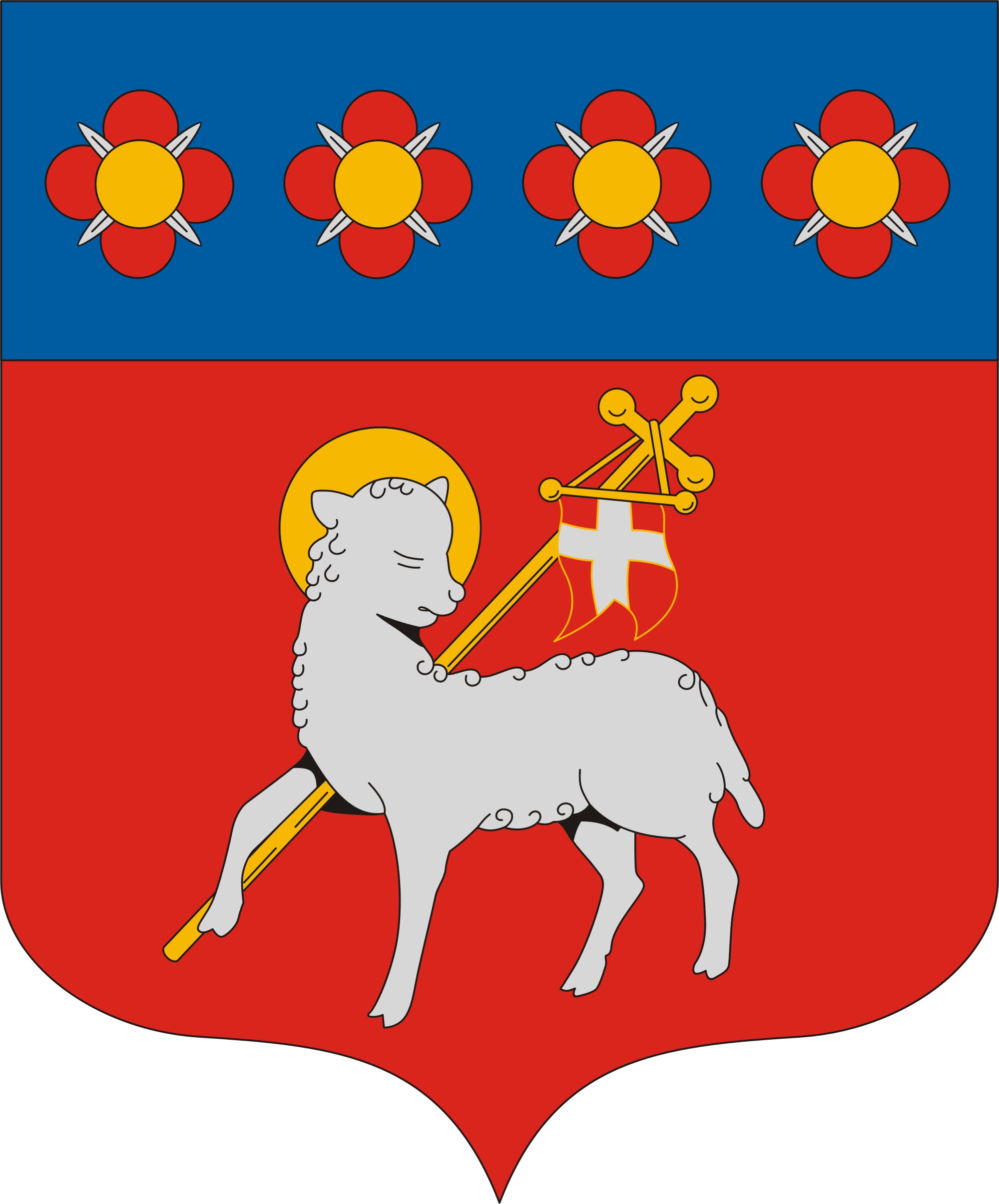 Besenyszög község címere Besenyszög község