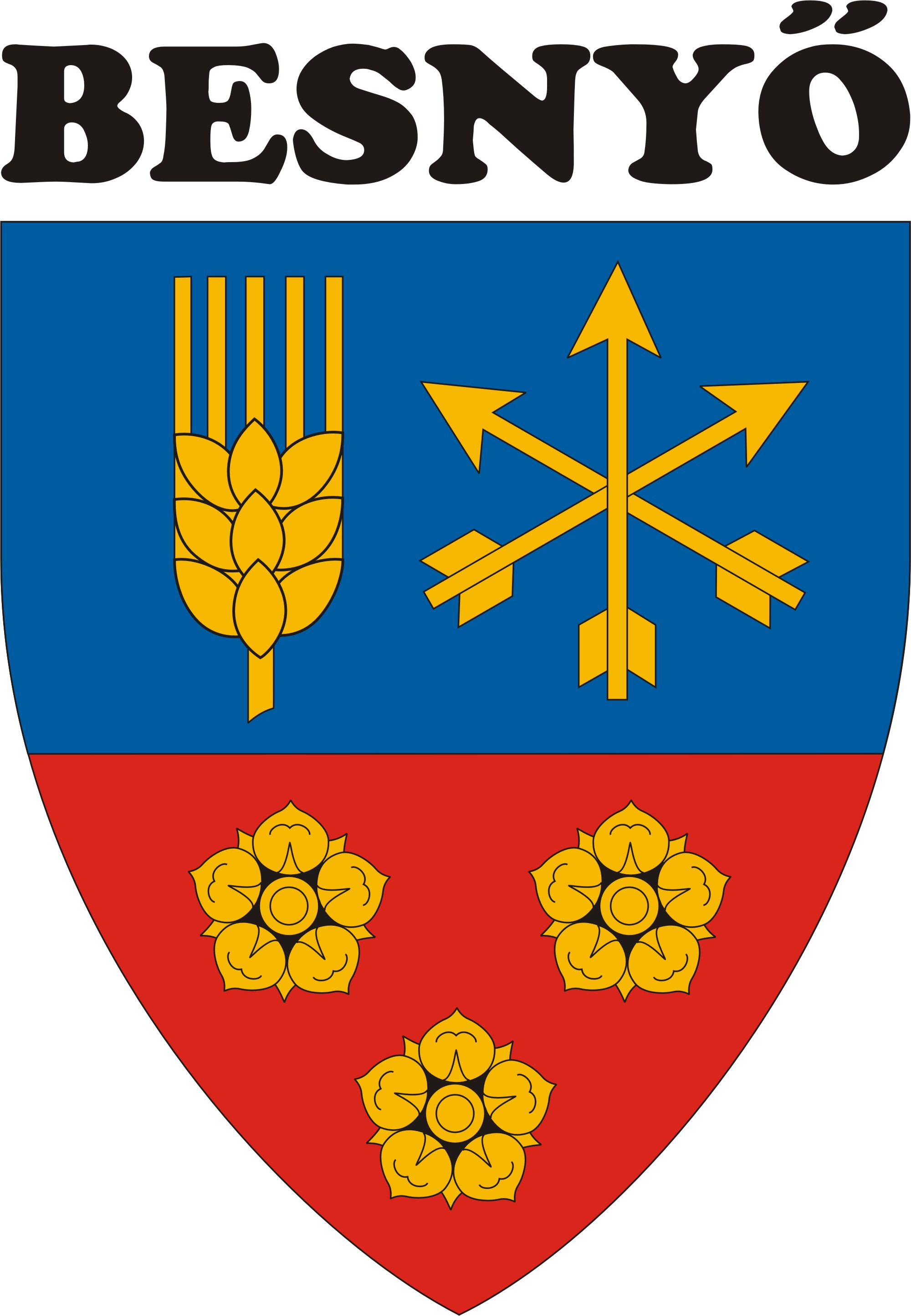 Besnyő község címere Besnyő község