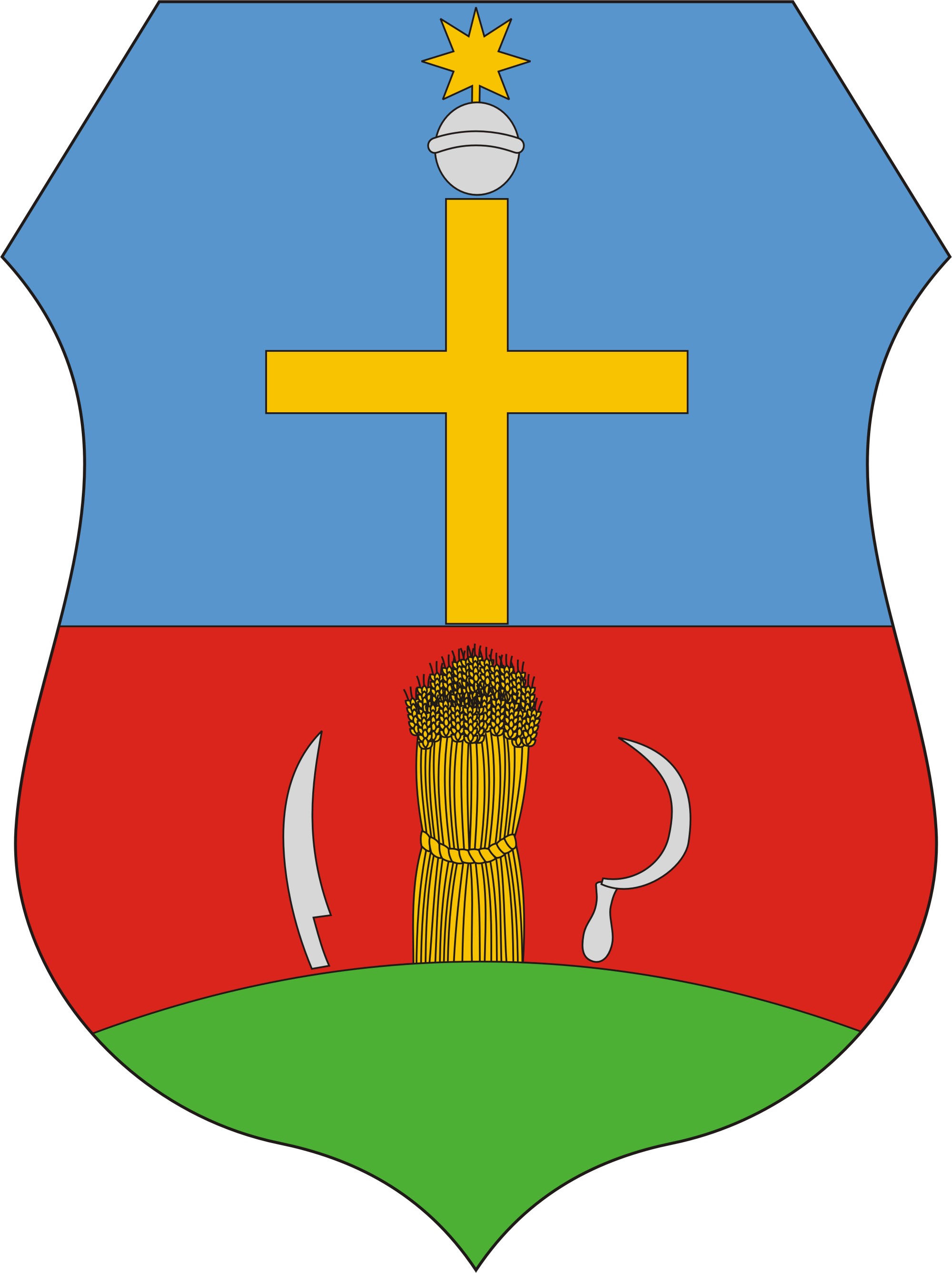 Biharkeresztes város címere Biharkeresztes város