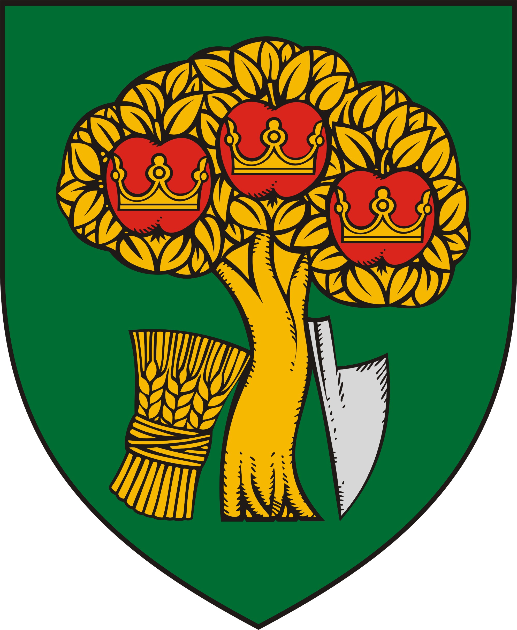 Biri község címere Biri község