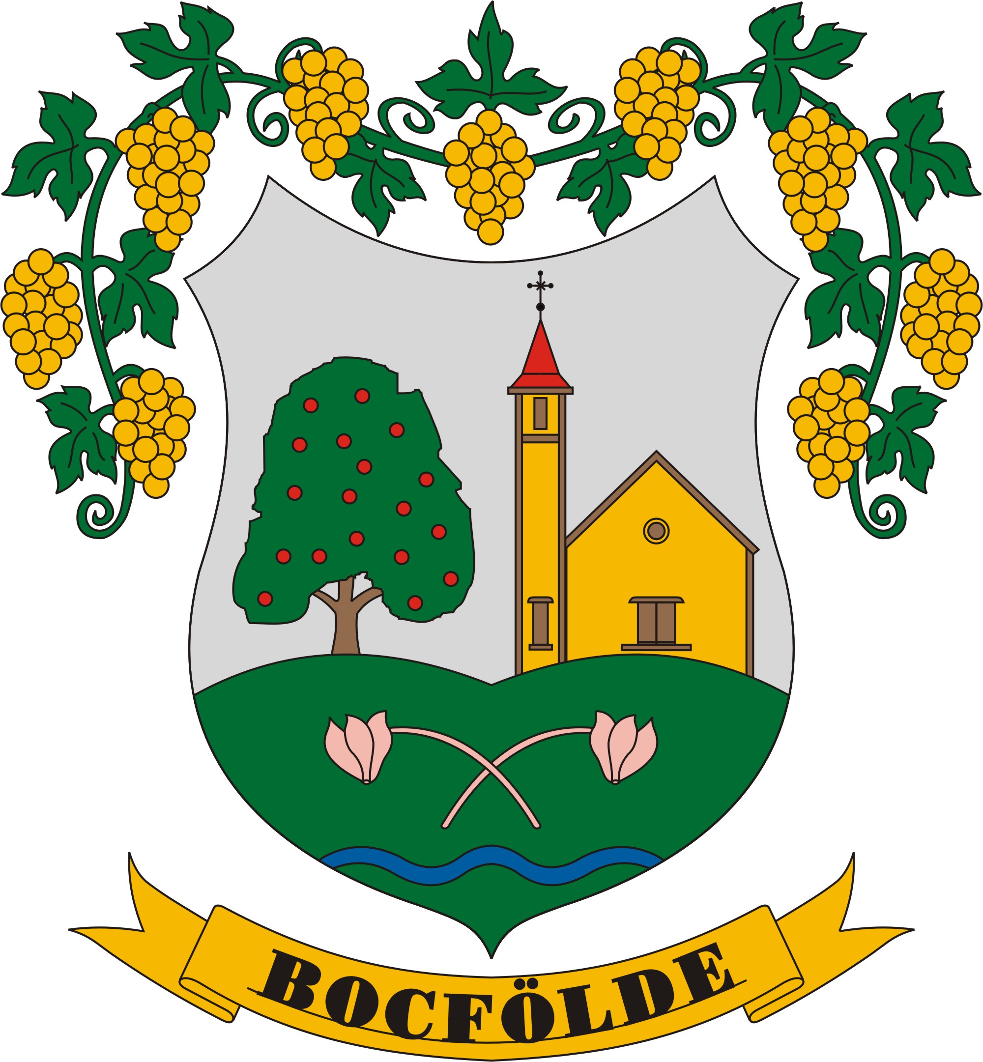 Bocfölde község címere Bocfölde község