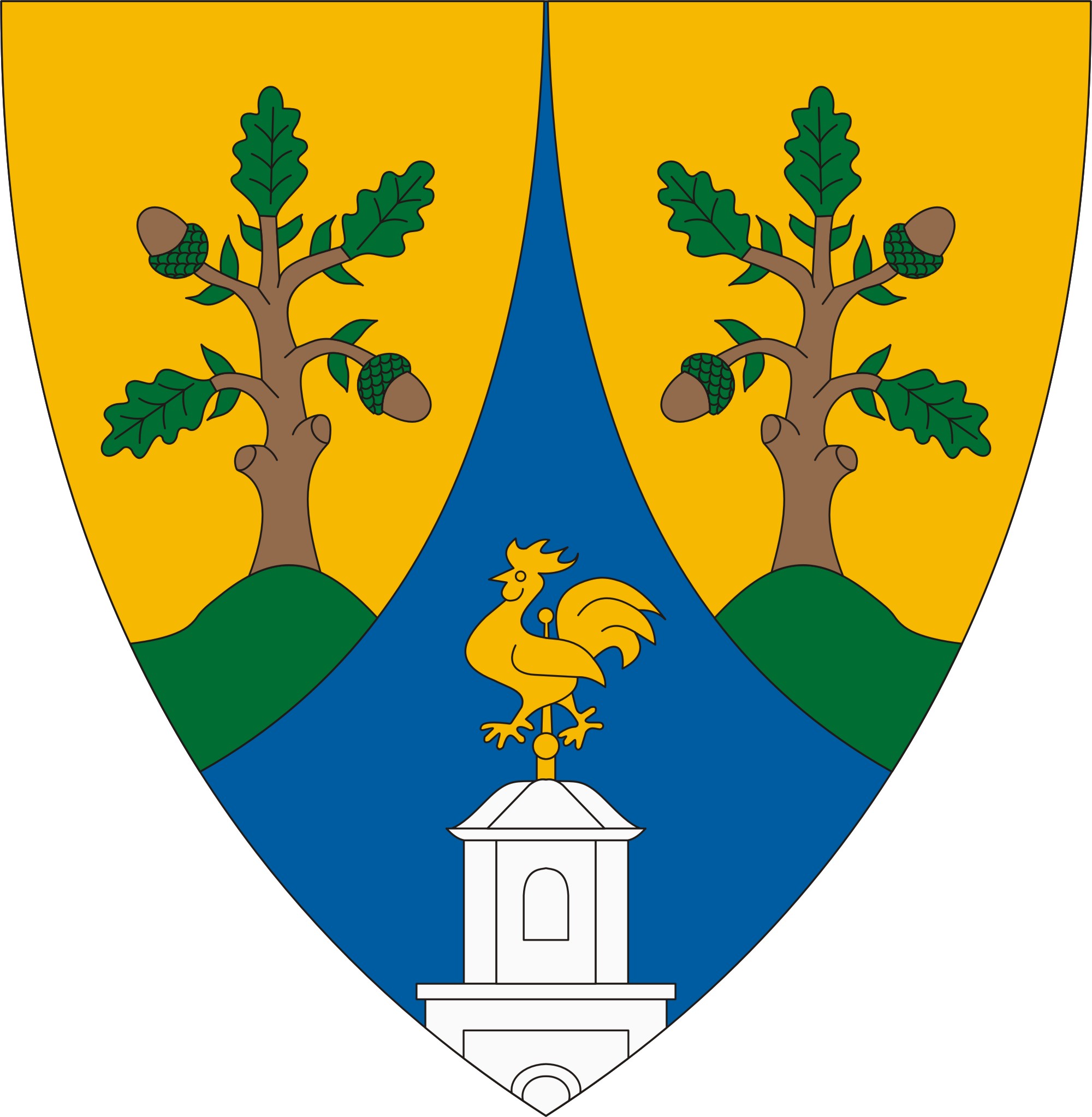 Bodmér község címere Bodmér község