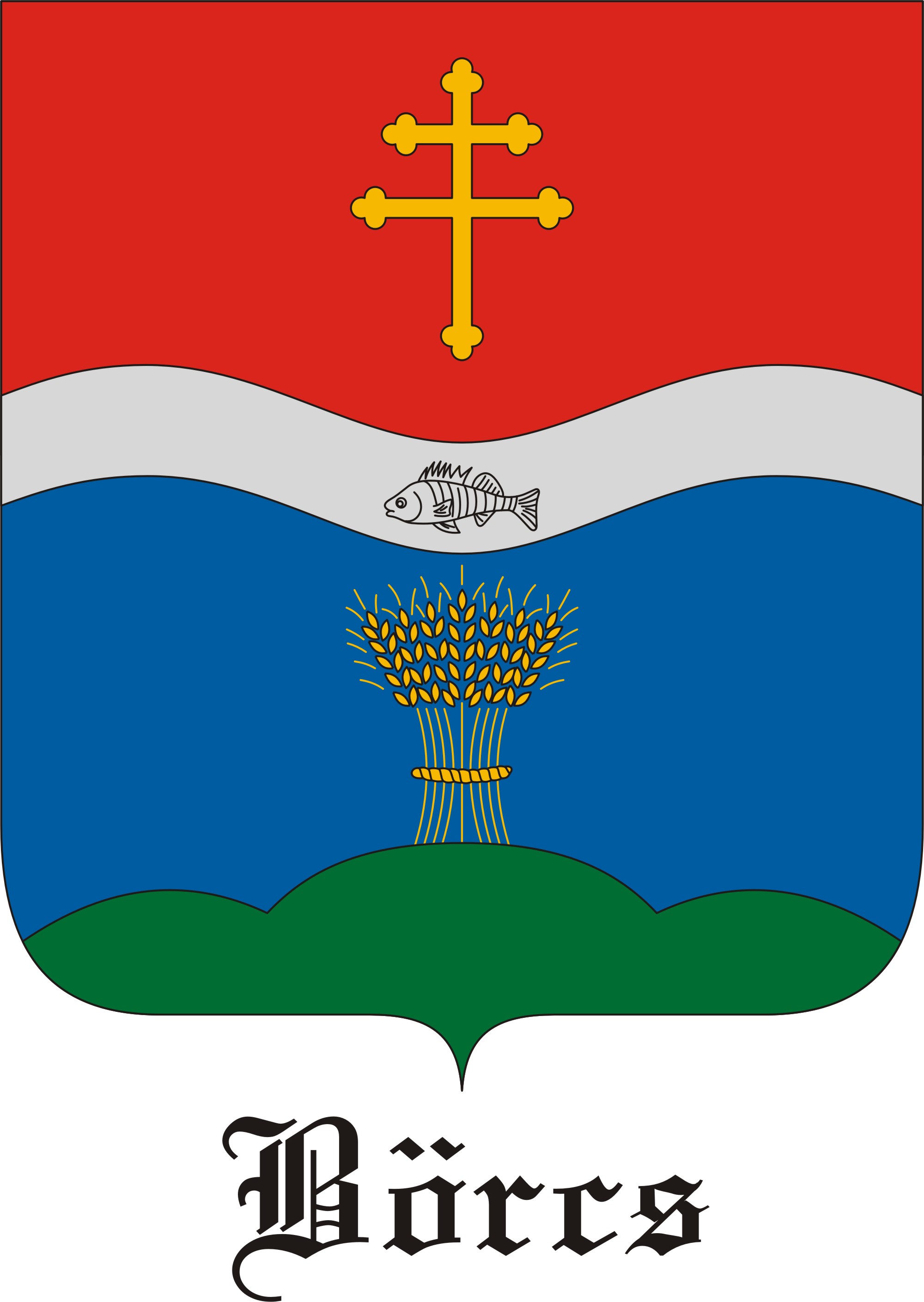 Börcs község címere Börcs község