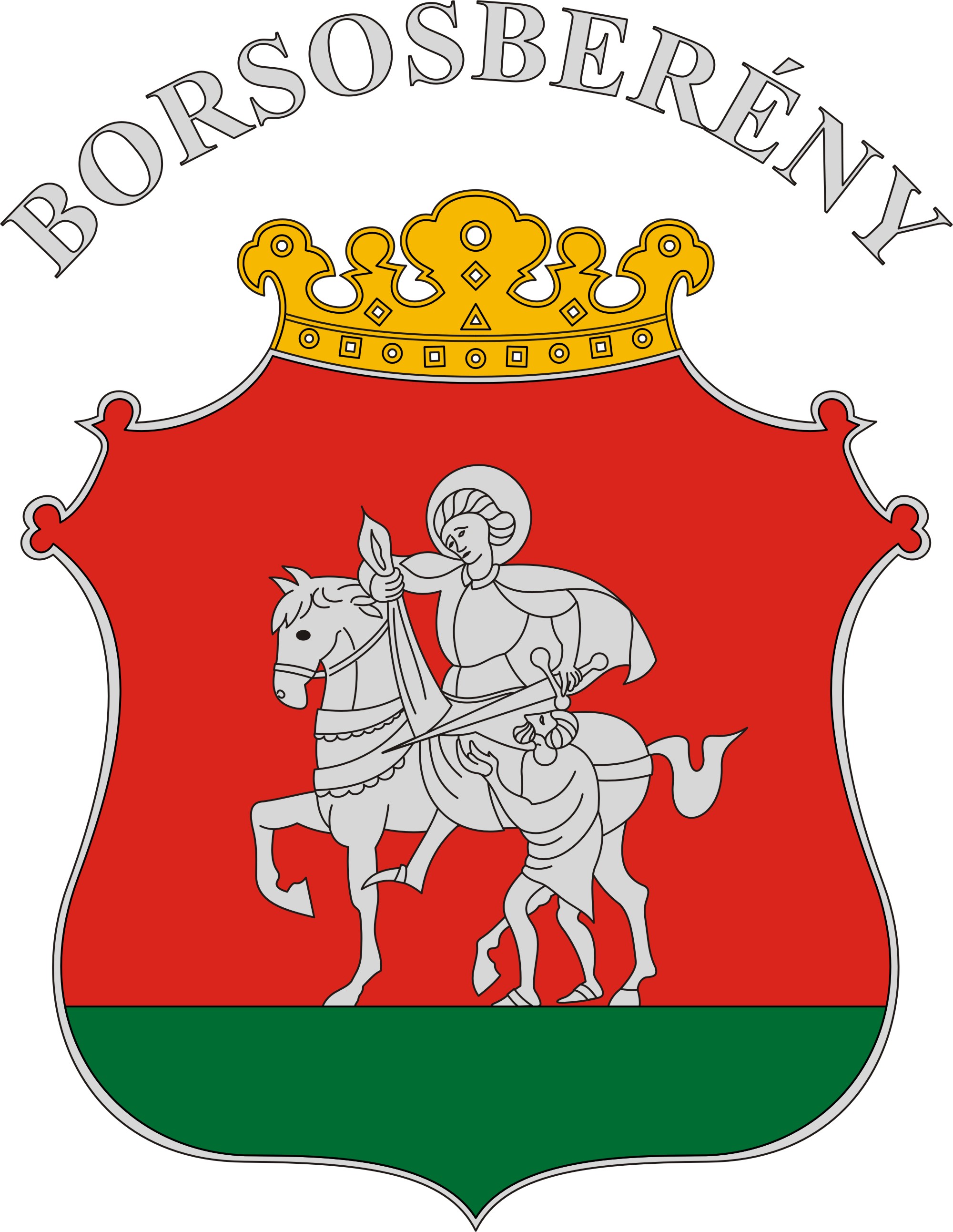 Borsosberény község címere Borsosberény község