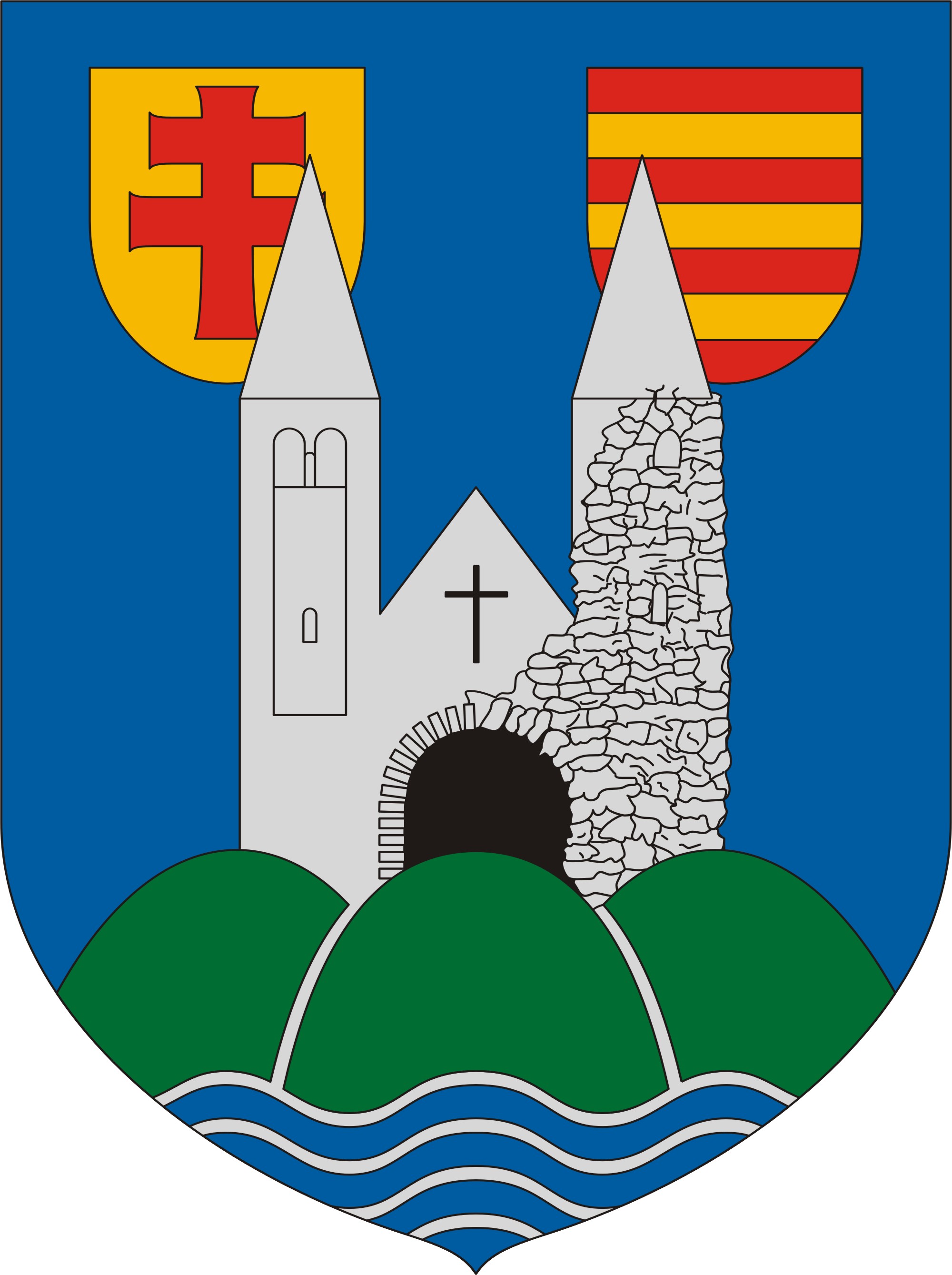 Csabdi község címere Csabdi község