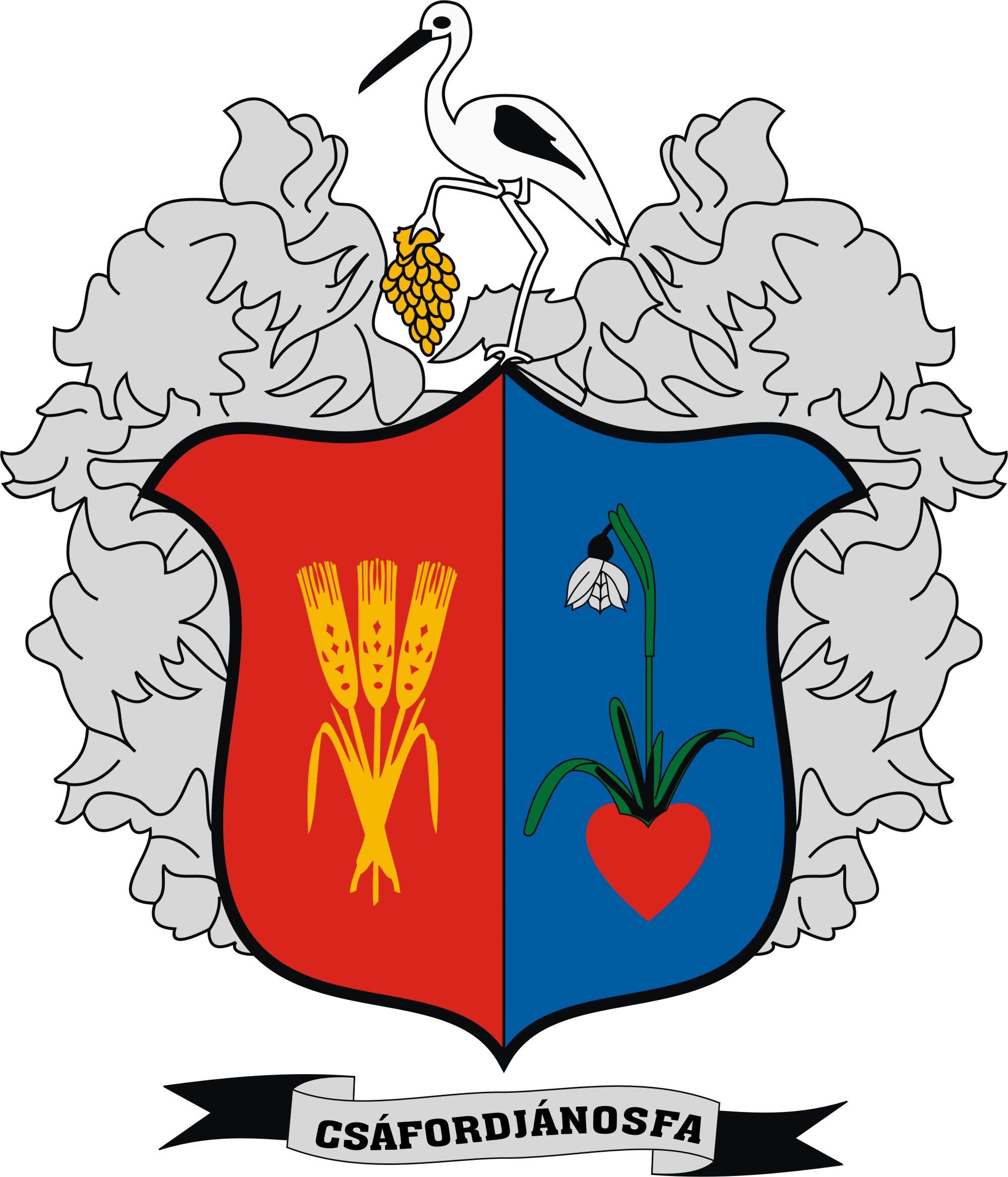 Csáfordjánosfa község címere Csáfordjánosfa község
