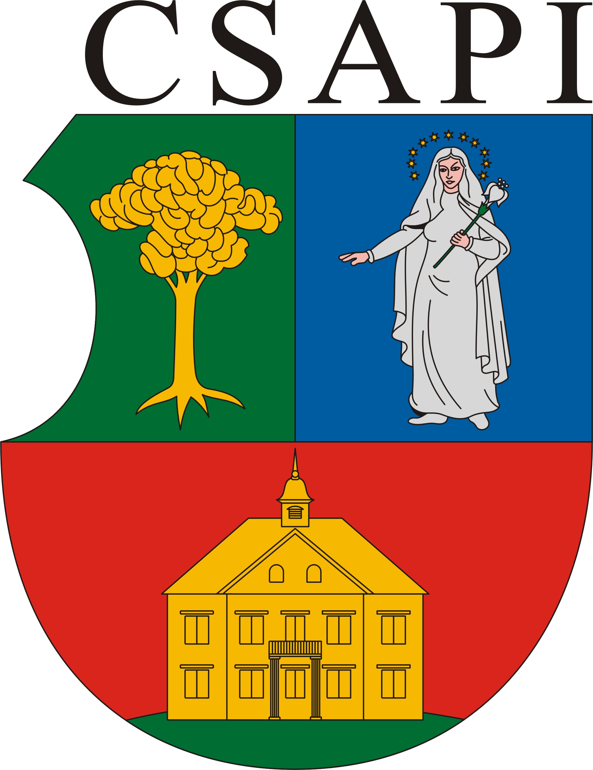 Csapi község címere Csapi község