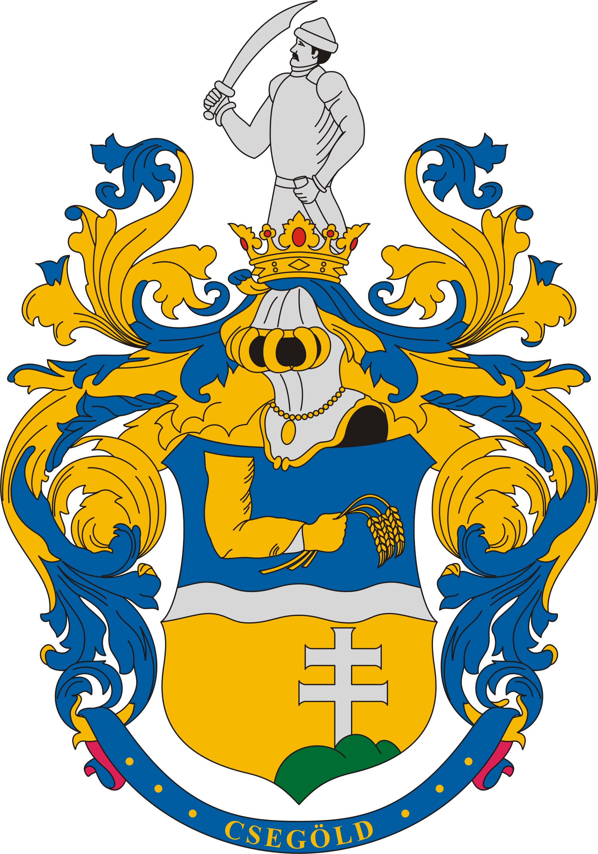 Csegöld község címere Csegöld község