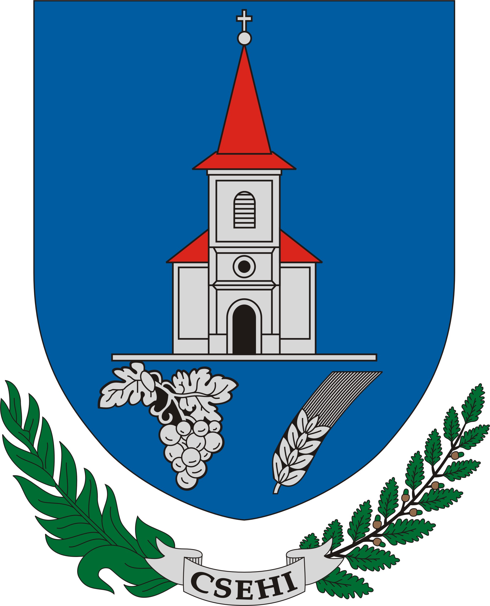 Csehi község címere Csehi község