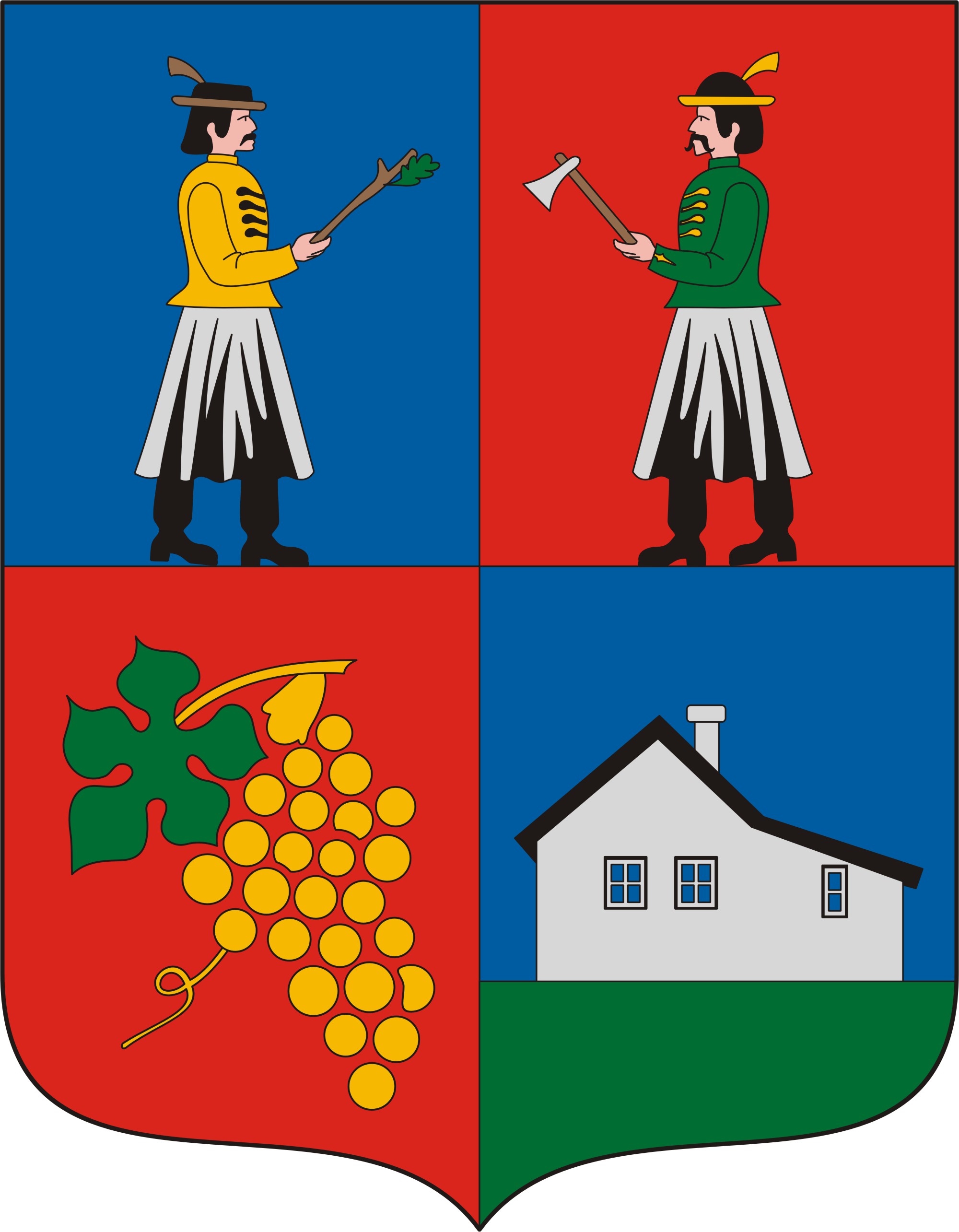 Csemő község címere Csemő község