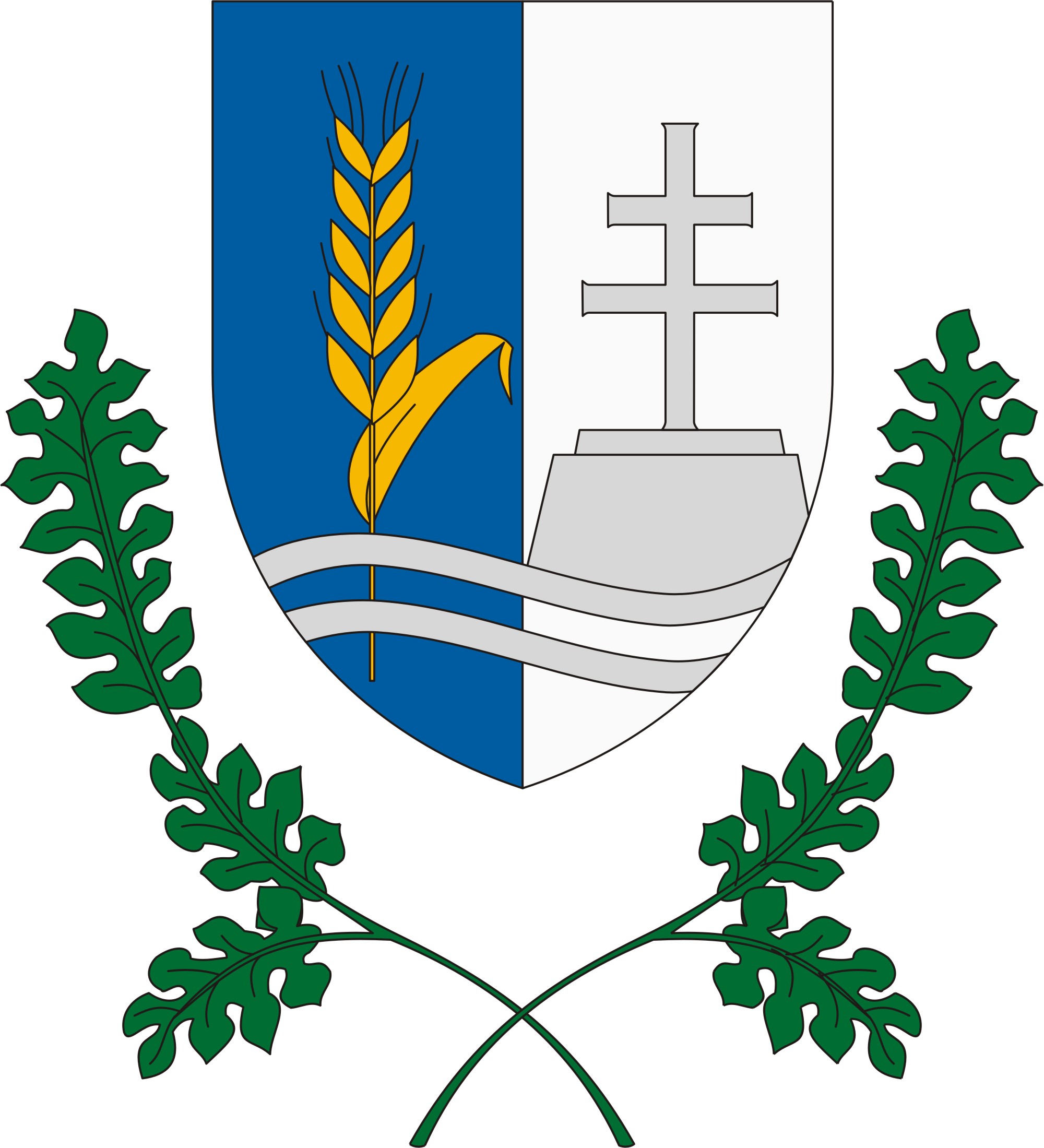 Csénye község címere Csénye község