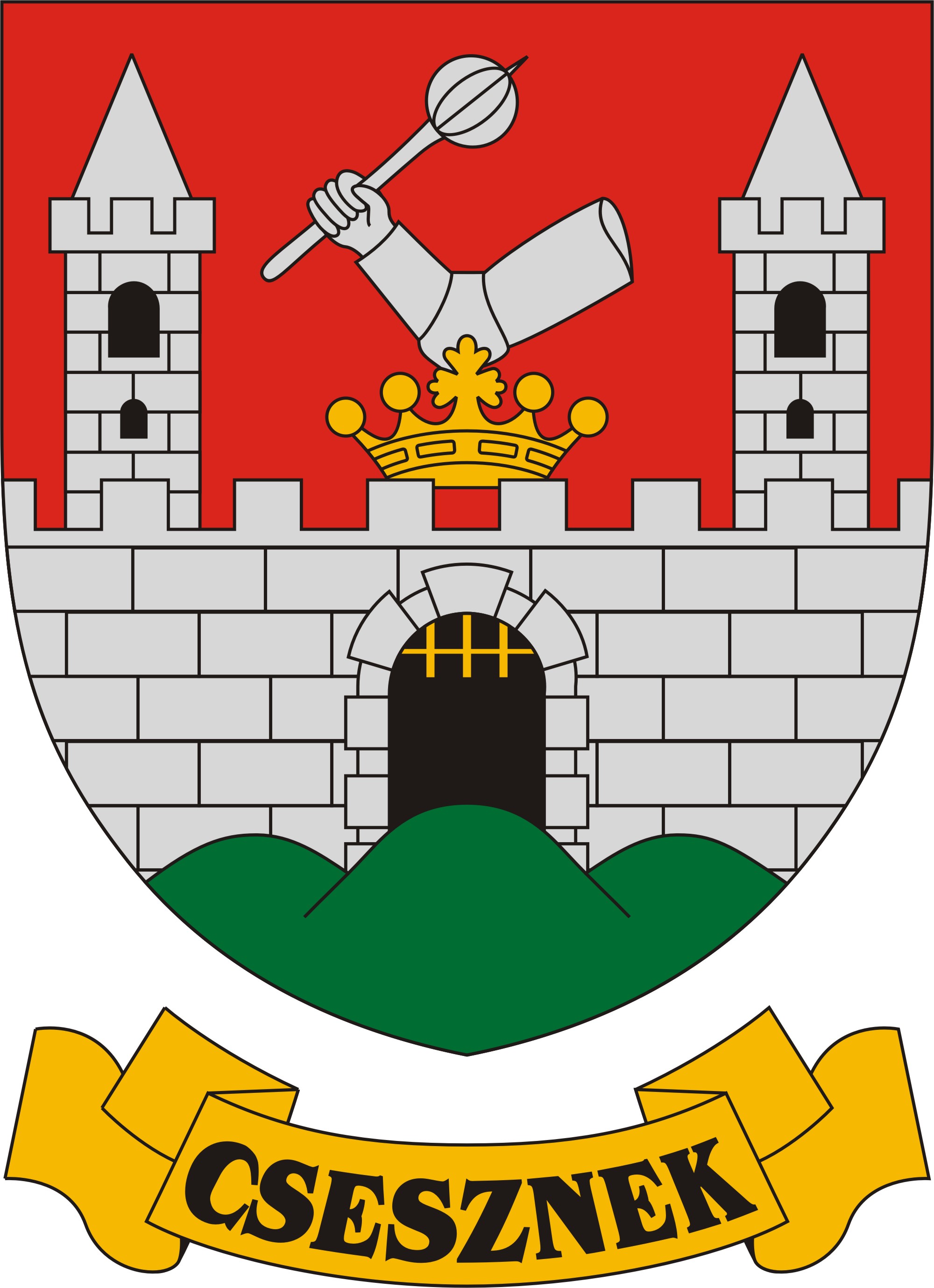 Csesznek község címere Csesznek község