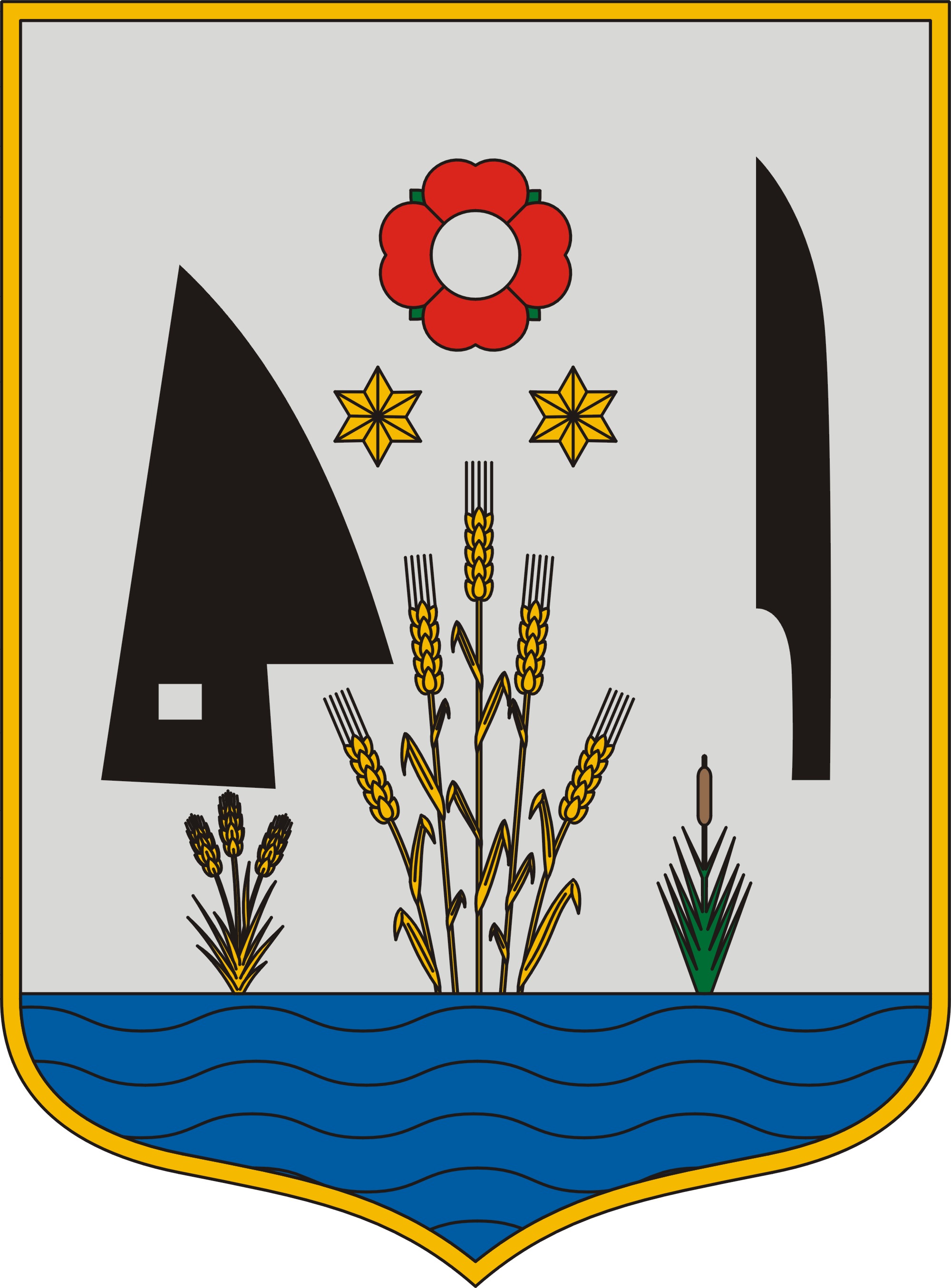 Csikvánd község címere Csikvánd község