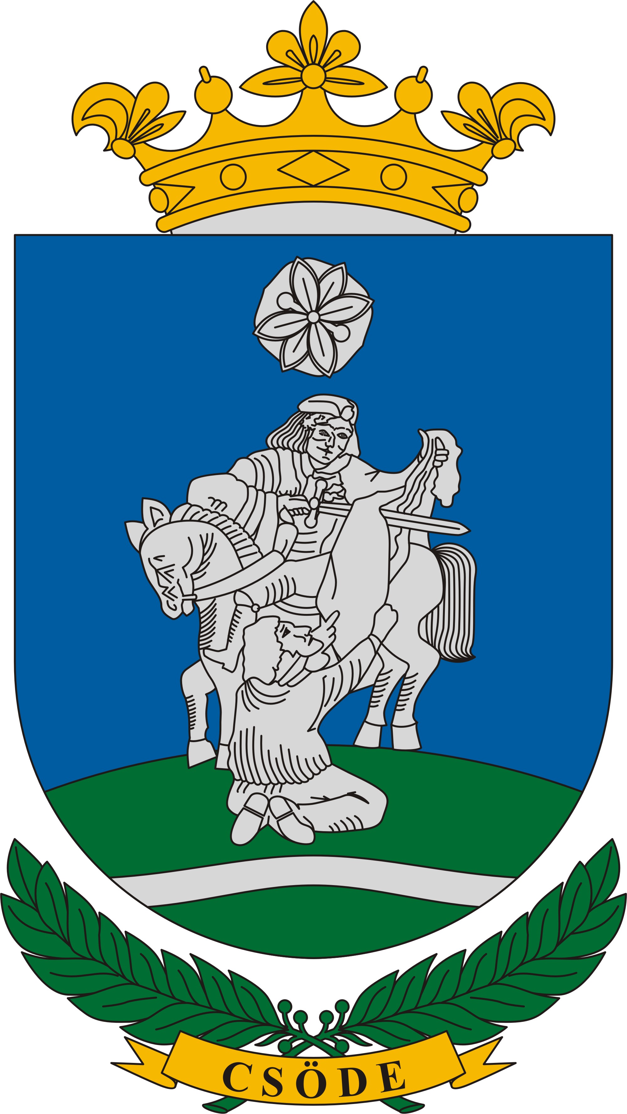 Csöde község címere Csöde község