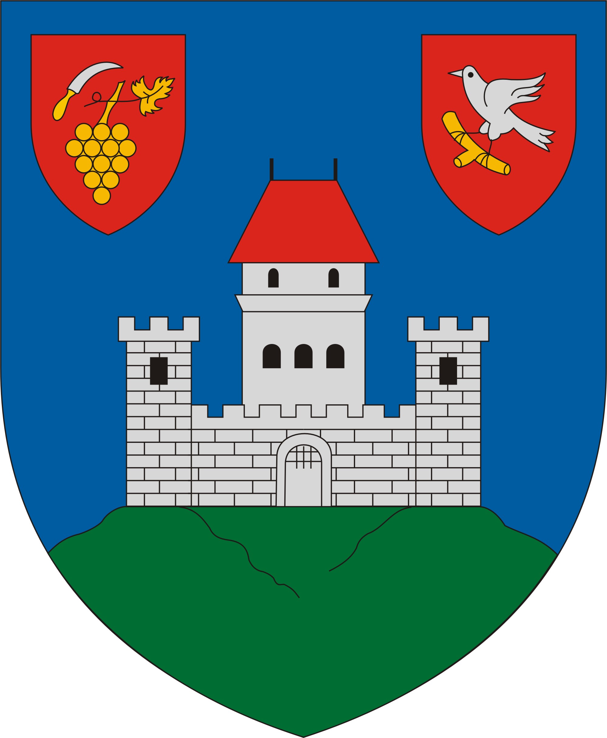 Csókakő község
