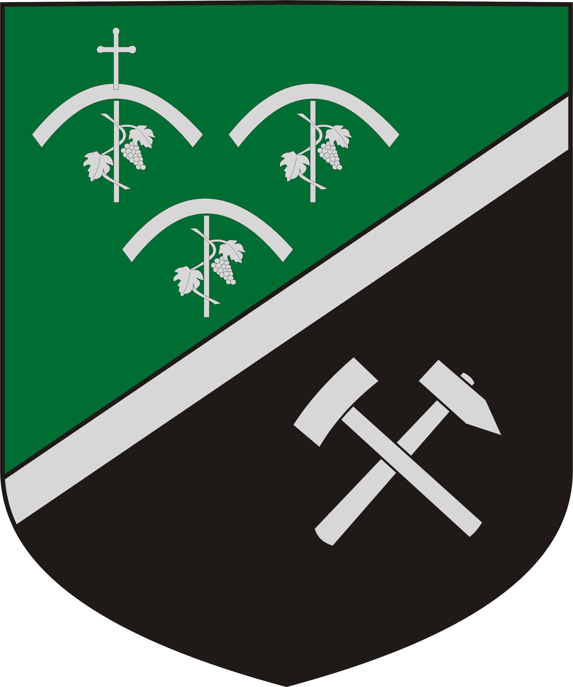 Csolnok község címere Csolnok község