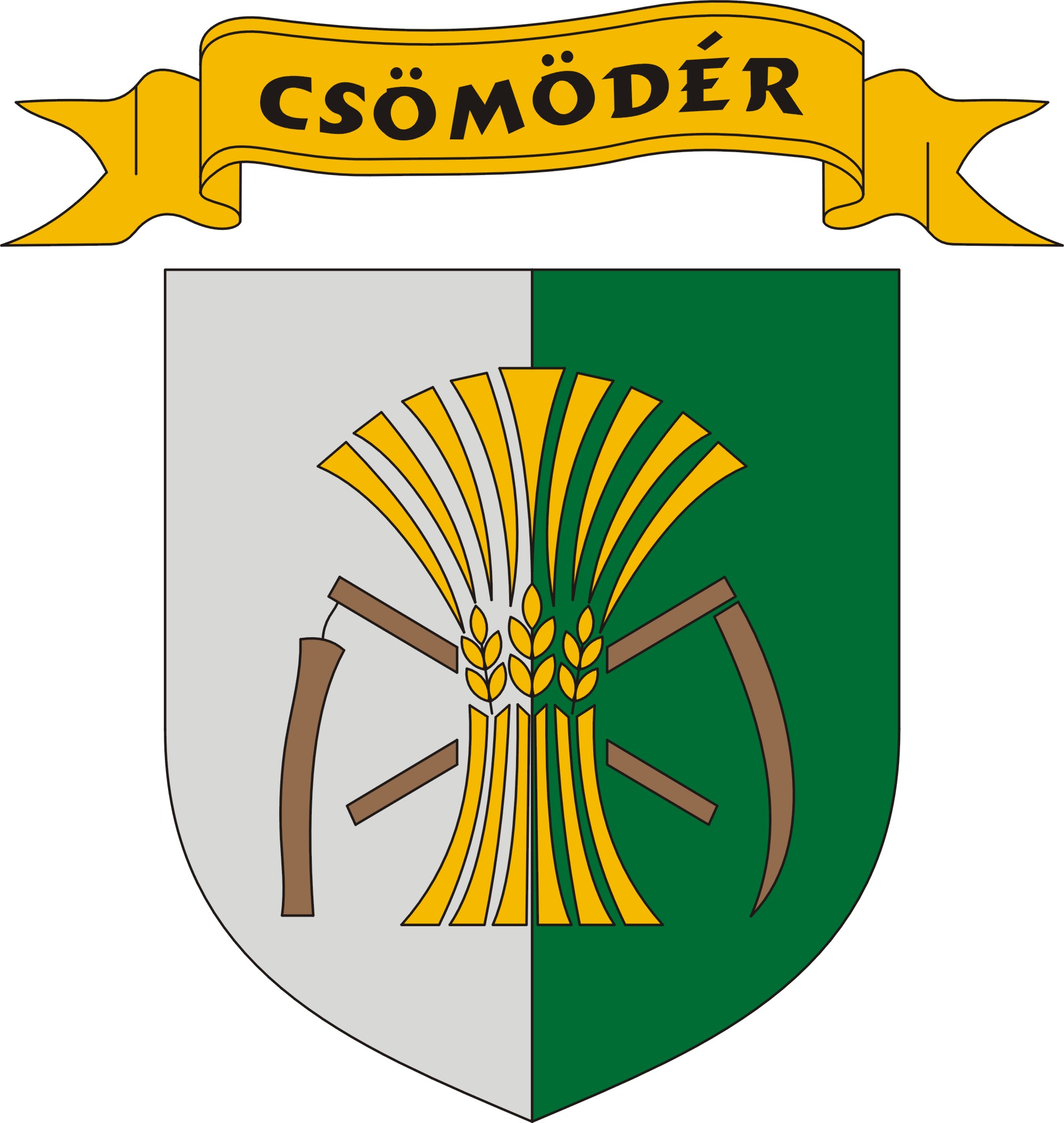 Csömödér község címere Csömödér község