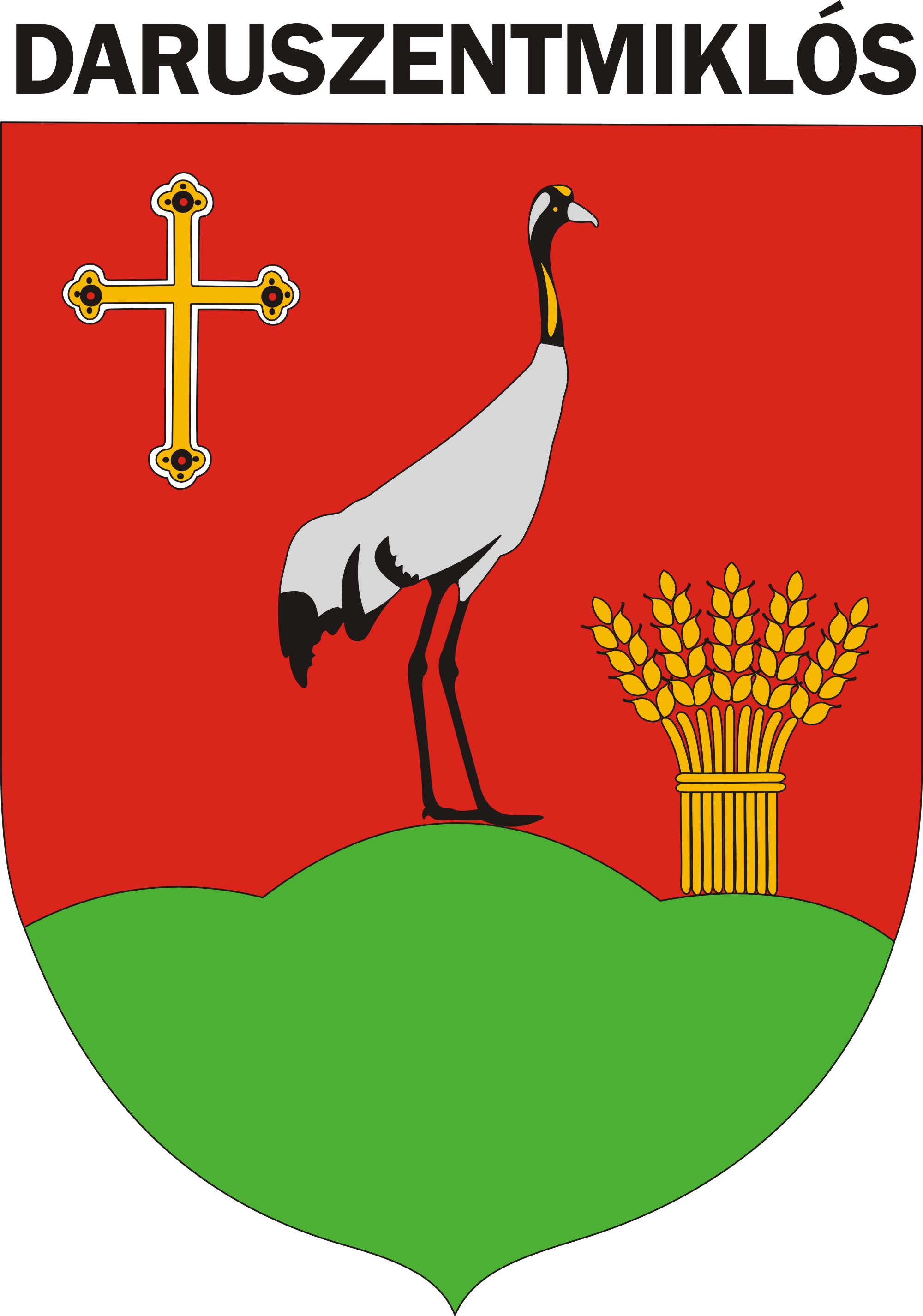 Daruszentmiklós község címere Daruszentmiklós község