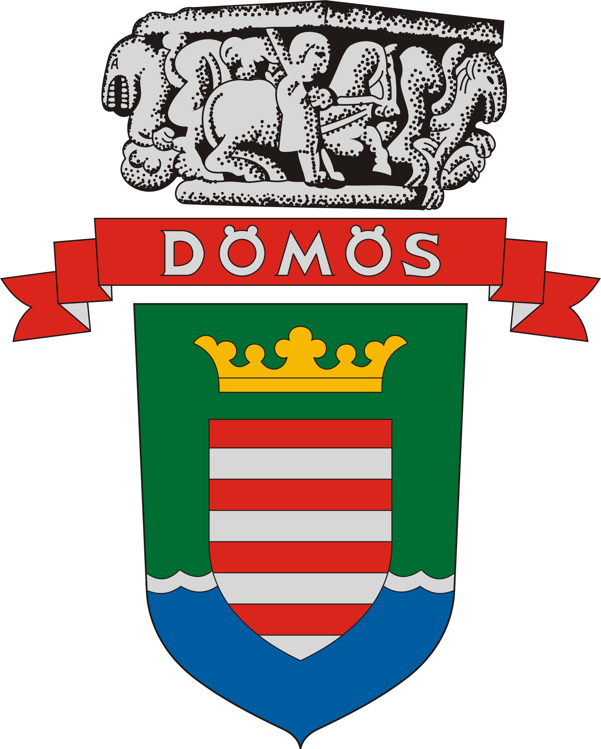 Dömös község címere Dömös község