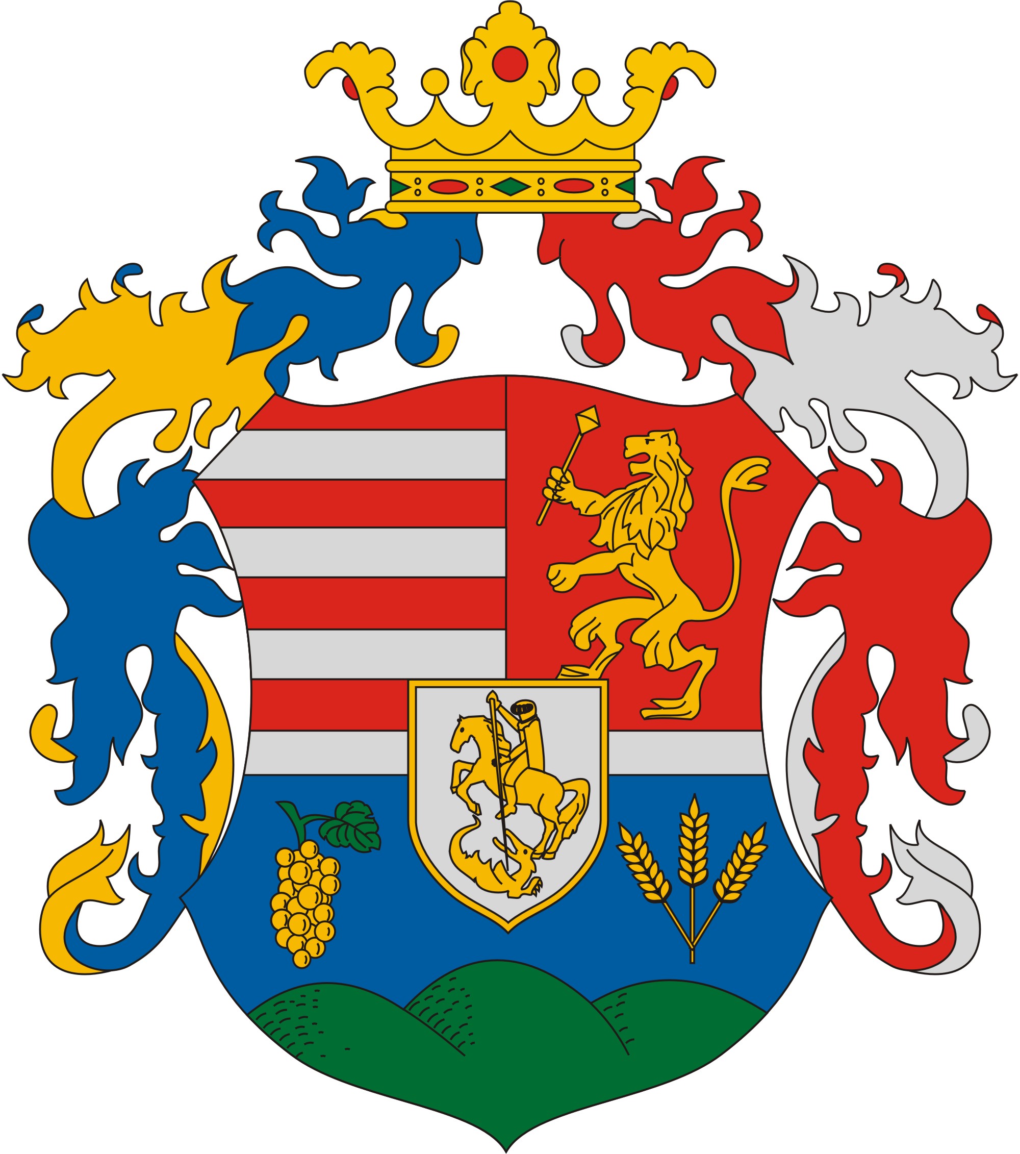 Dunaszentgyörgy község címere Dunaszentgyörgy község