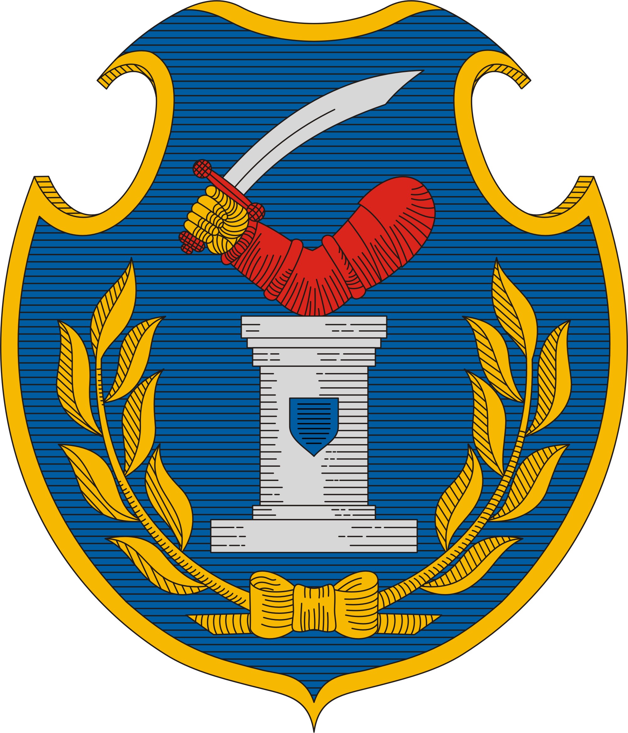 Egyházashetye község címere Egyházashetye község