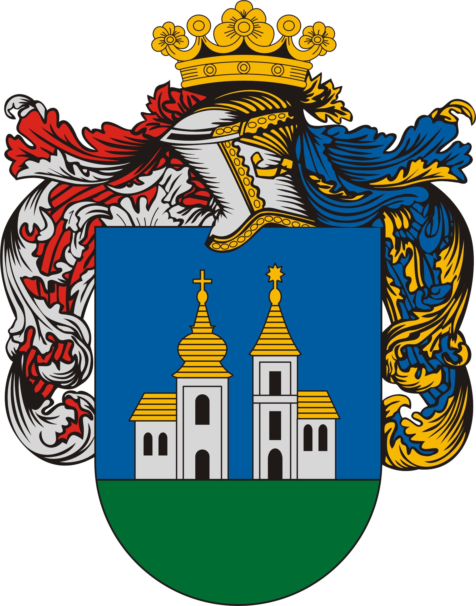 Egyházasrádóc község címere Egyházasrádóc község