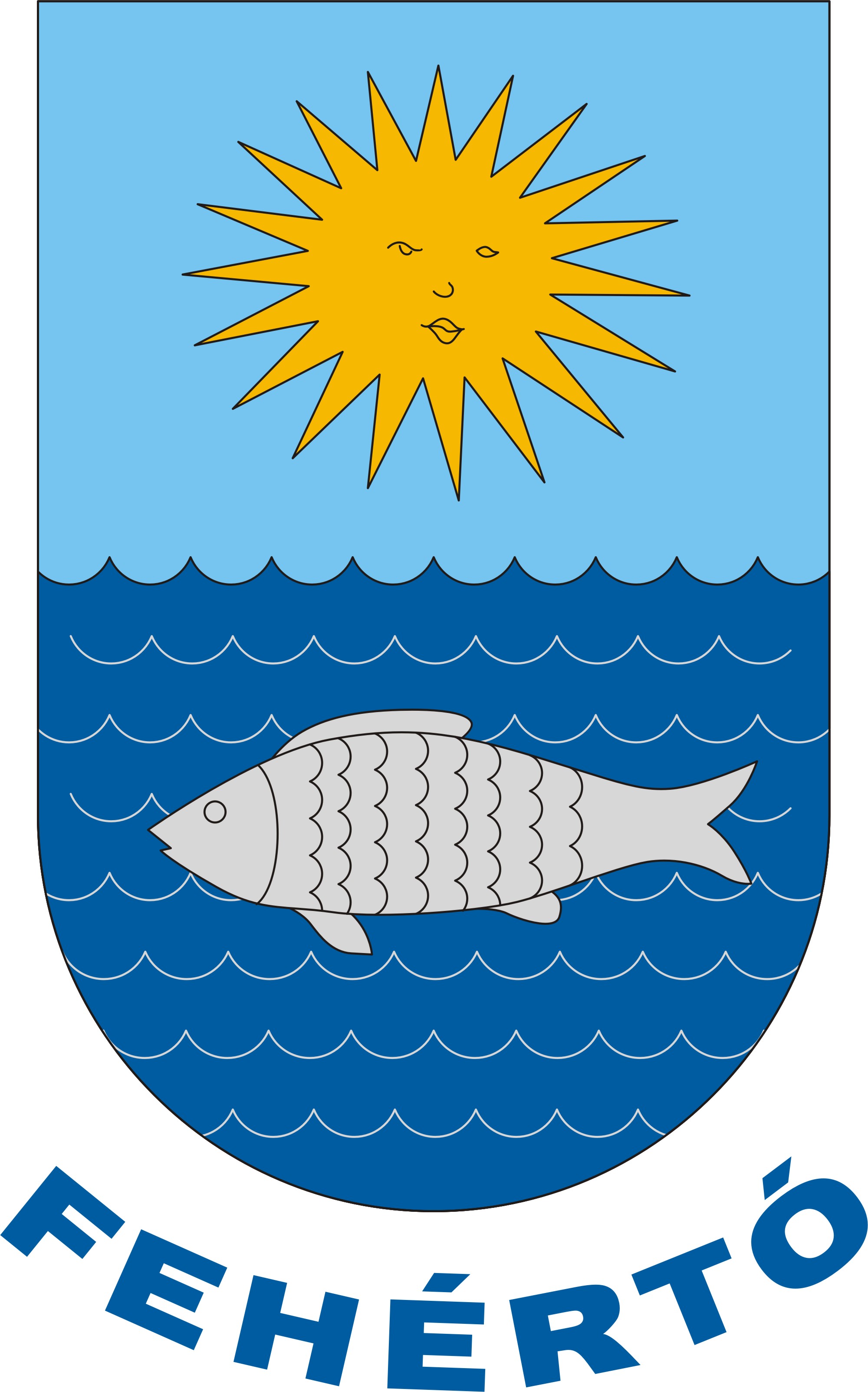 Fehértó község címere Fehértó község