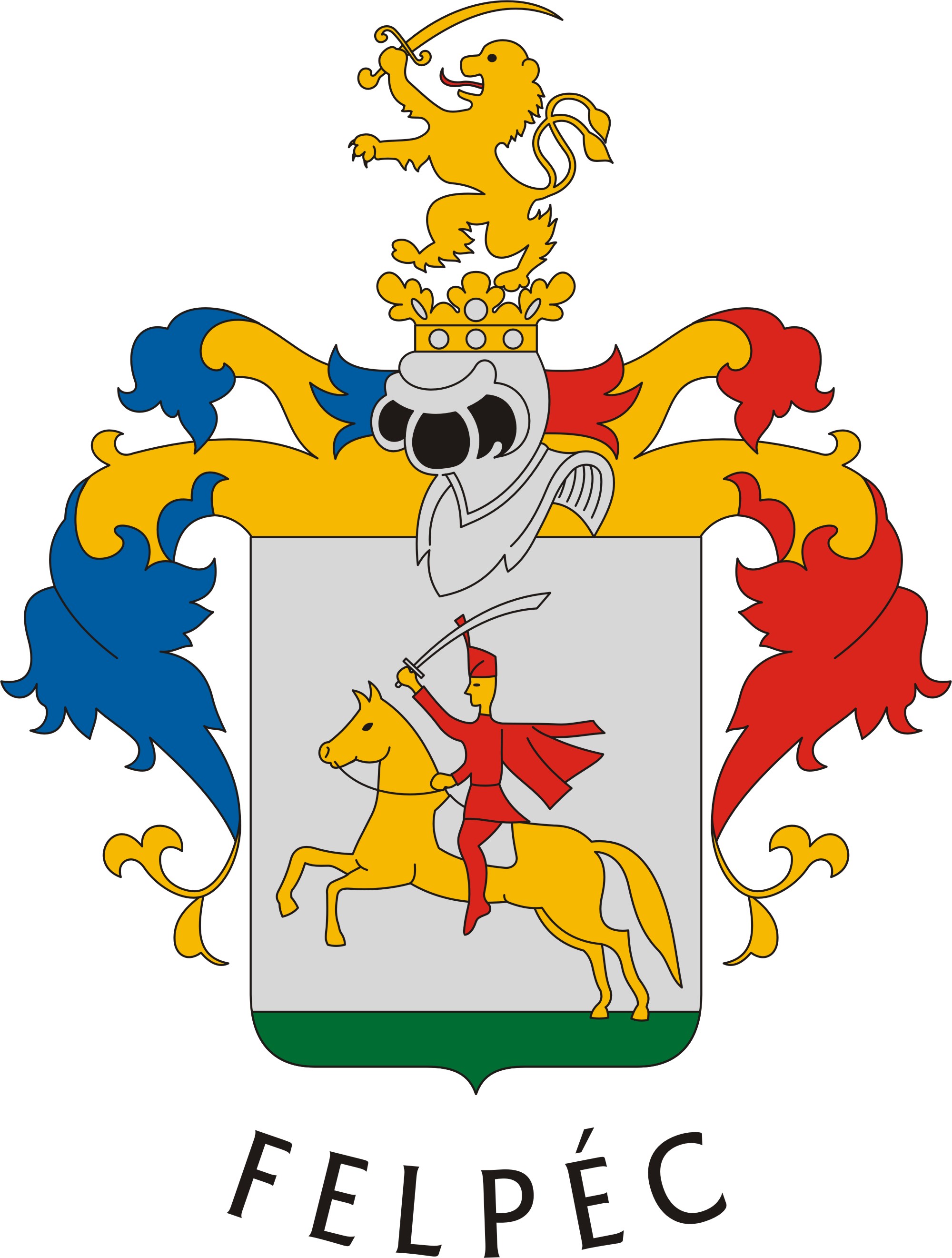 Felpéc község címere Felpéc község