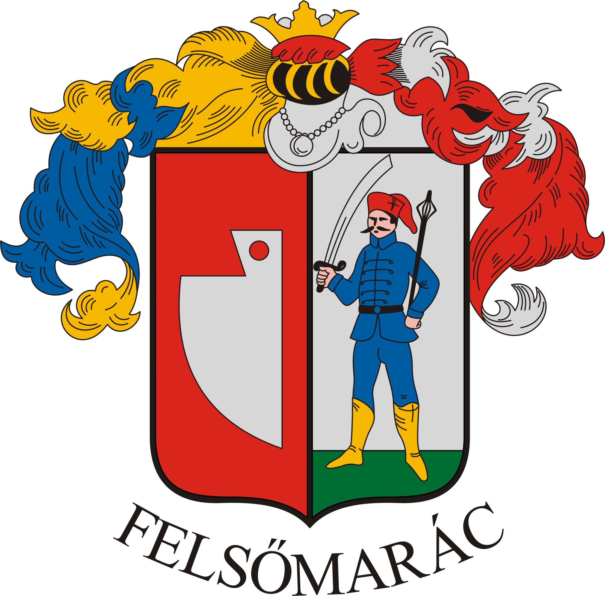 Felsőmarác község címere Felsőmarác község