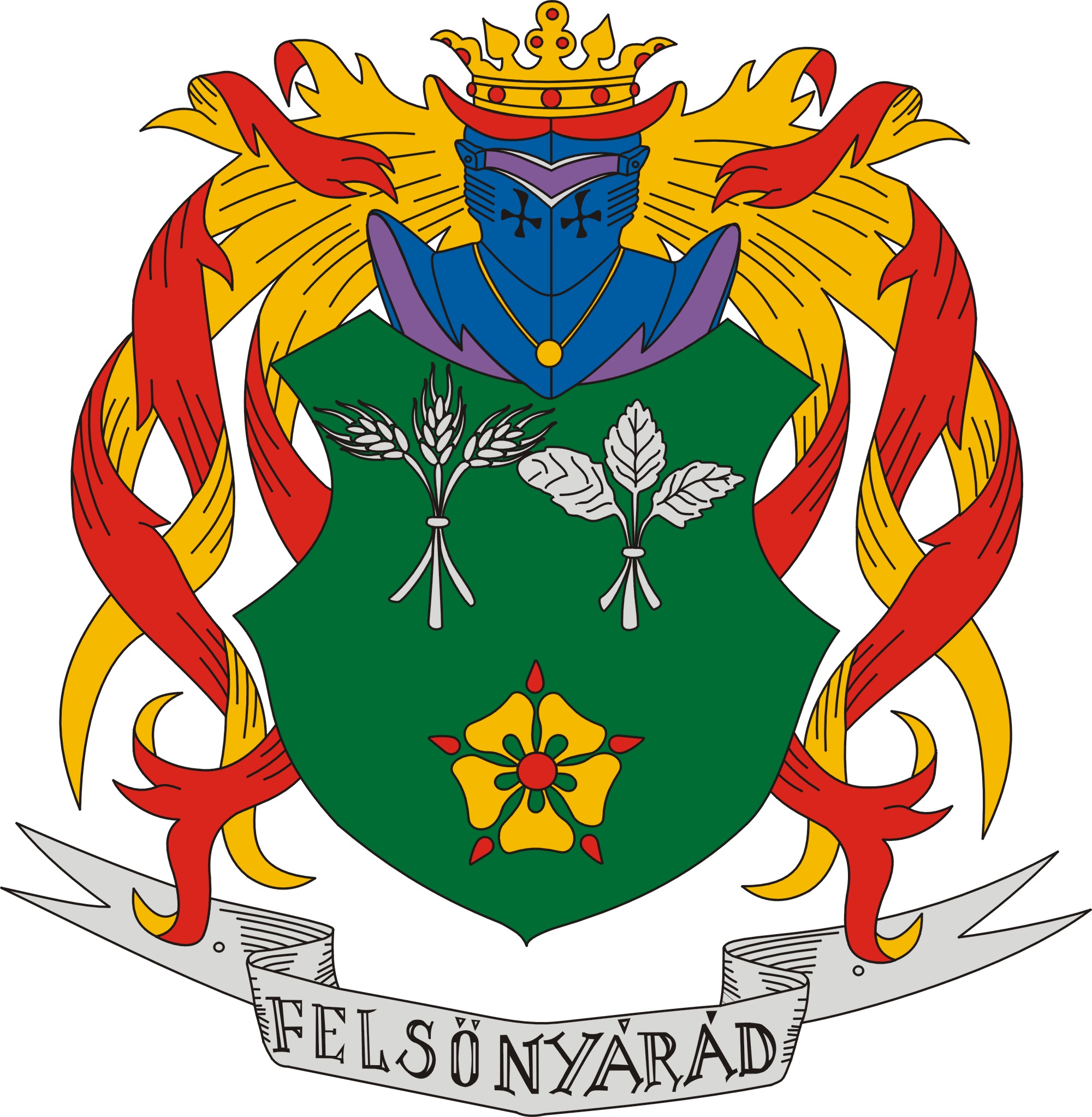 Felsőnyárád község címere Felsőnyárád község