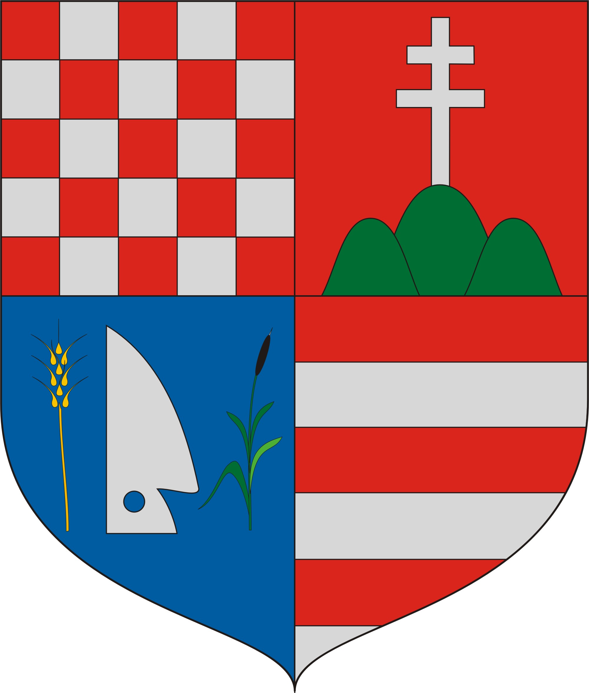 Fertőhomok község címere Fertőhomok község