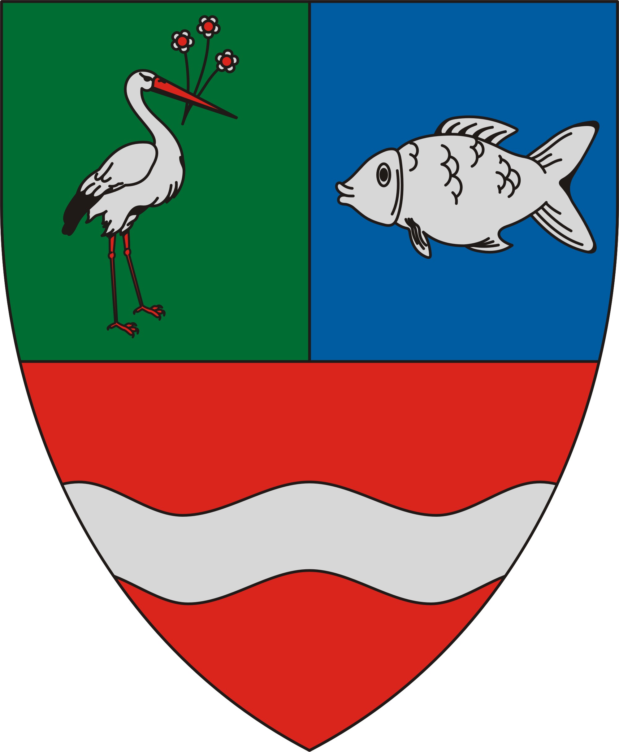 Géberjén község címere Géberjén község