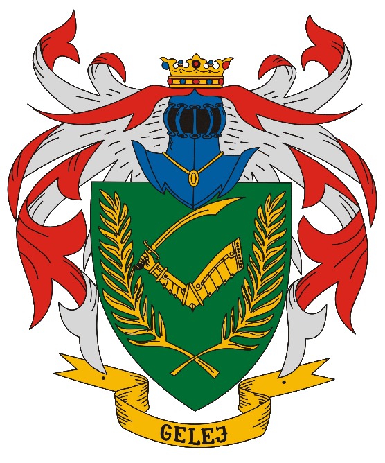 Gelej község címere Gelej község
