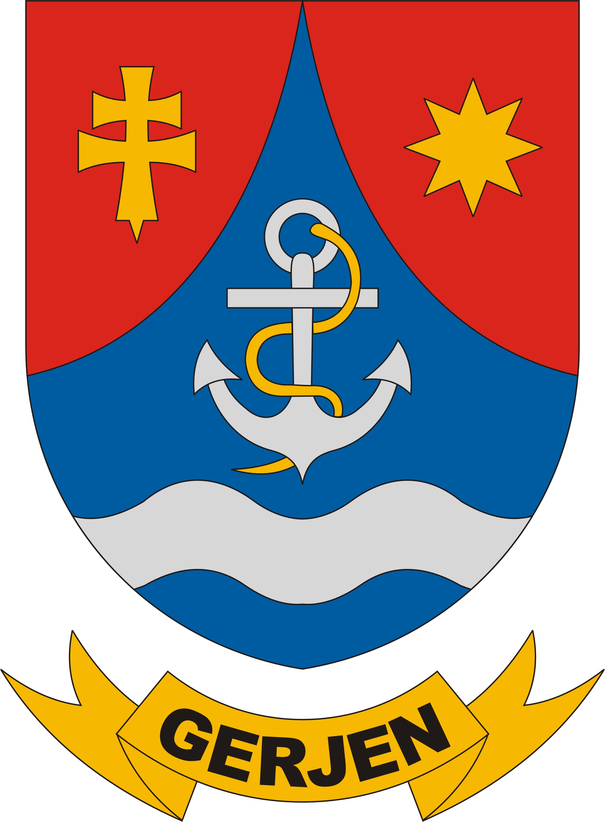 Gerjen község címere Gerjen község