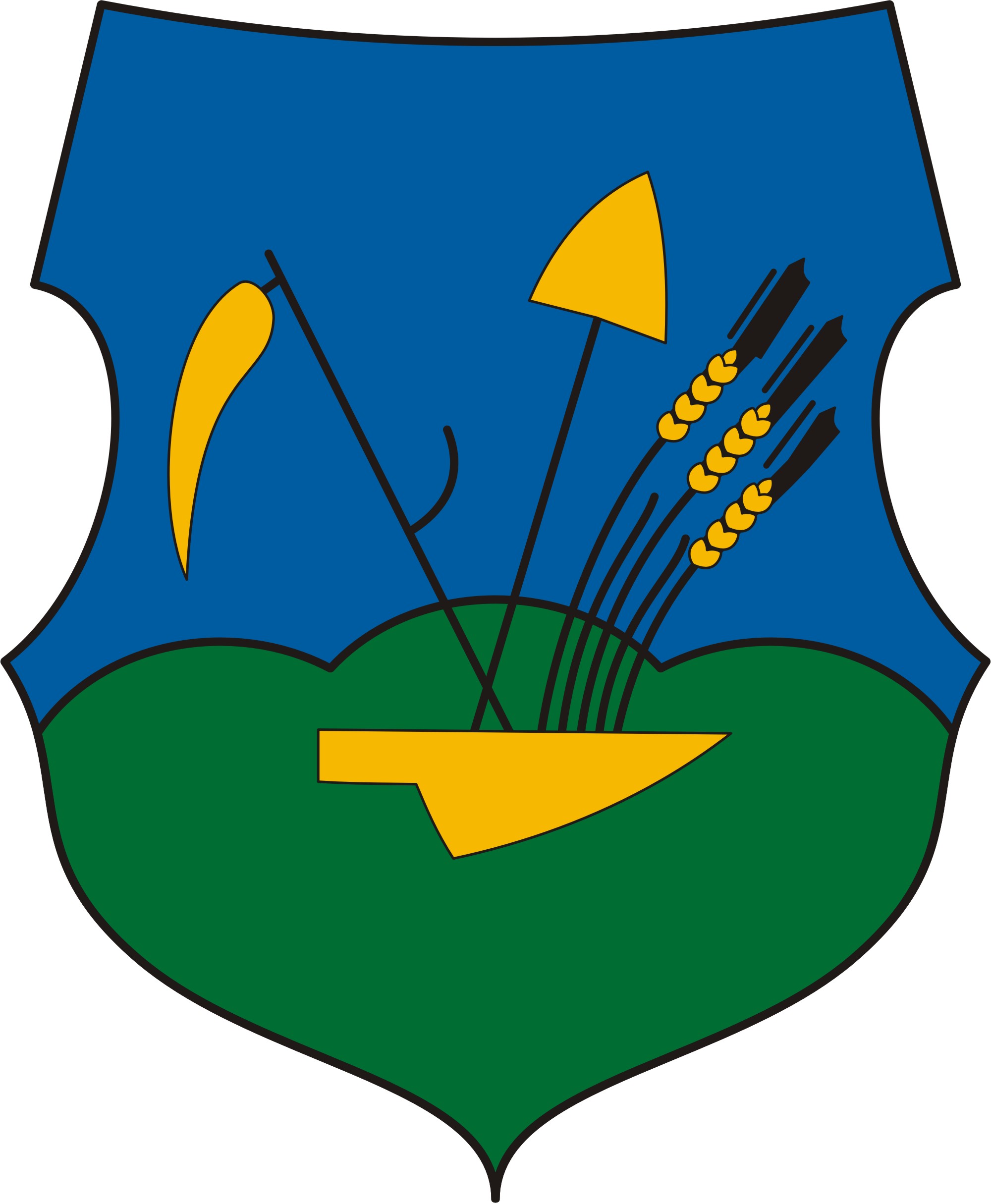 Gomba község címere Gomba község