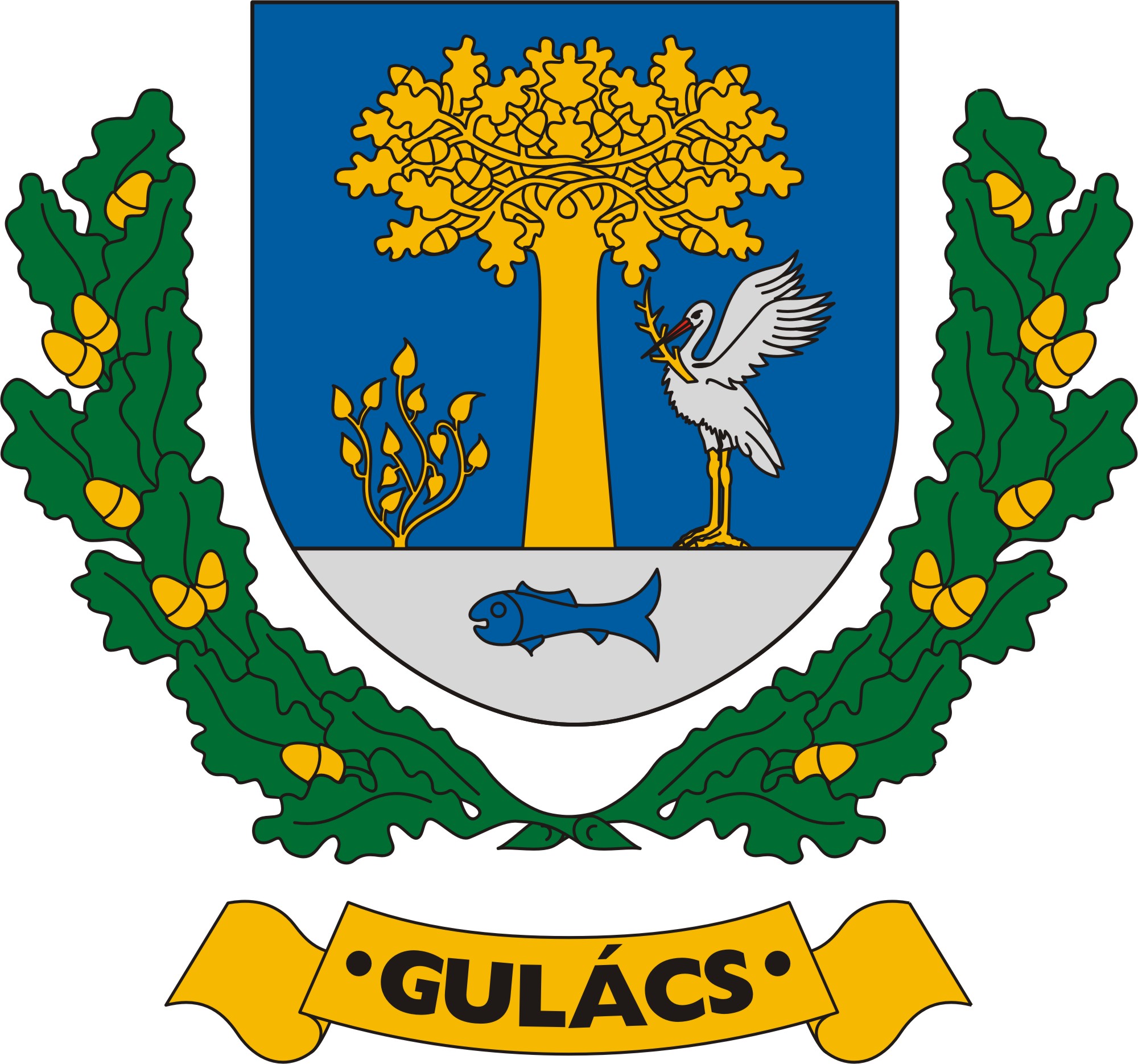Gulács község címere Gulács község